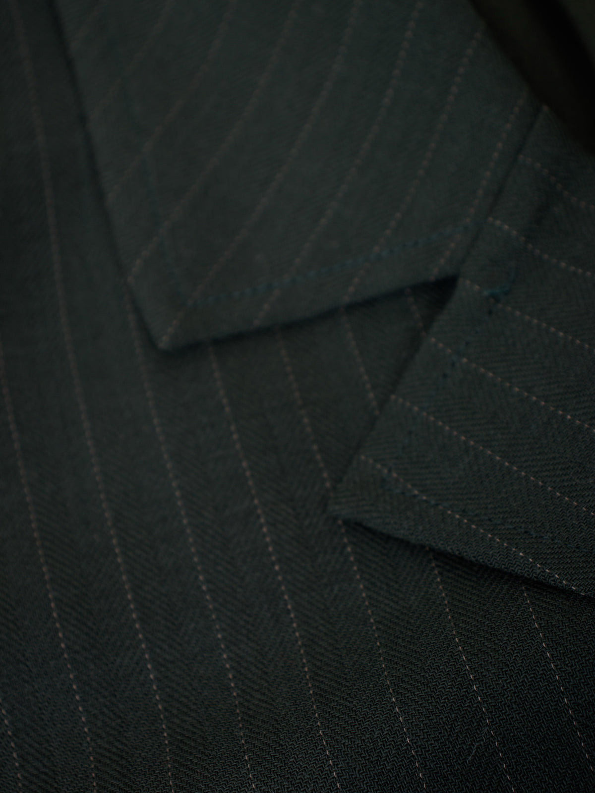Karl Lagerfeld Wool Pinstripe Three-Piece Pantsuit