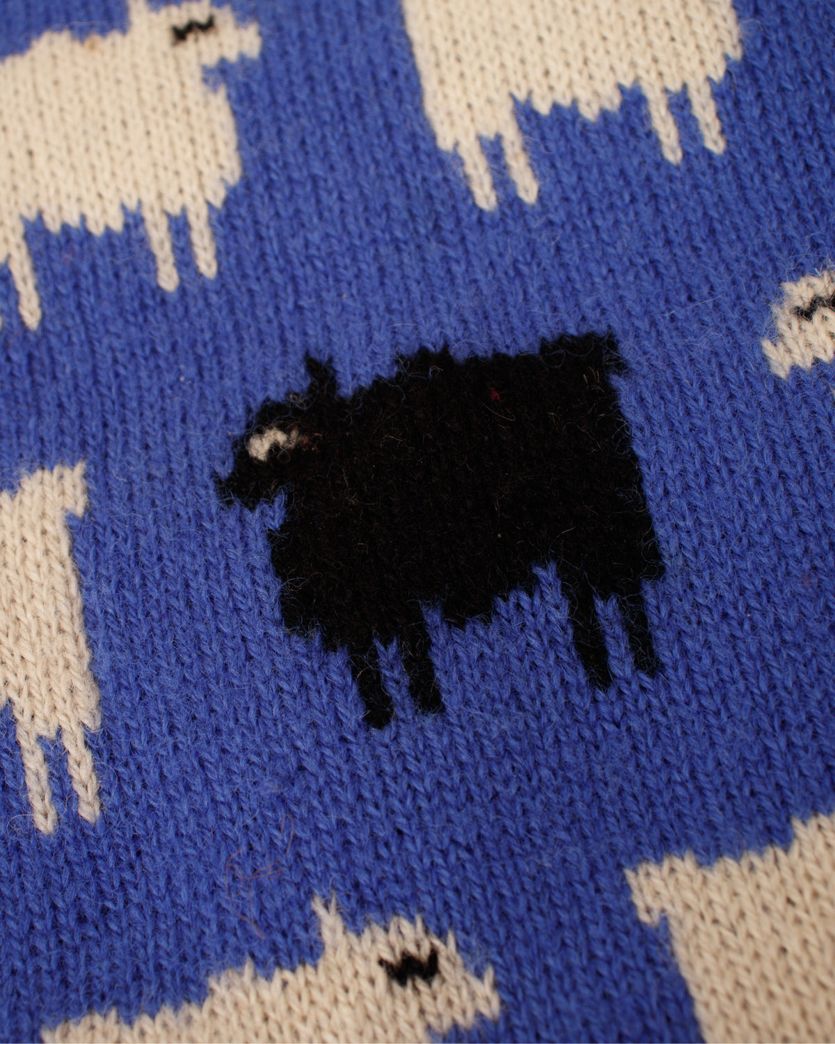 Impressions II Intarsia Sheep Pattern Sweater
