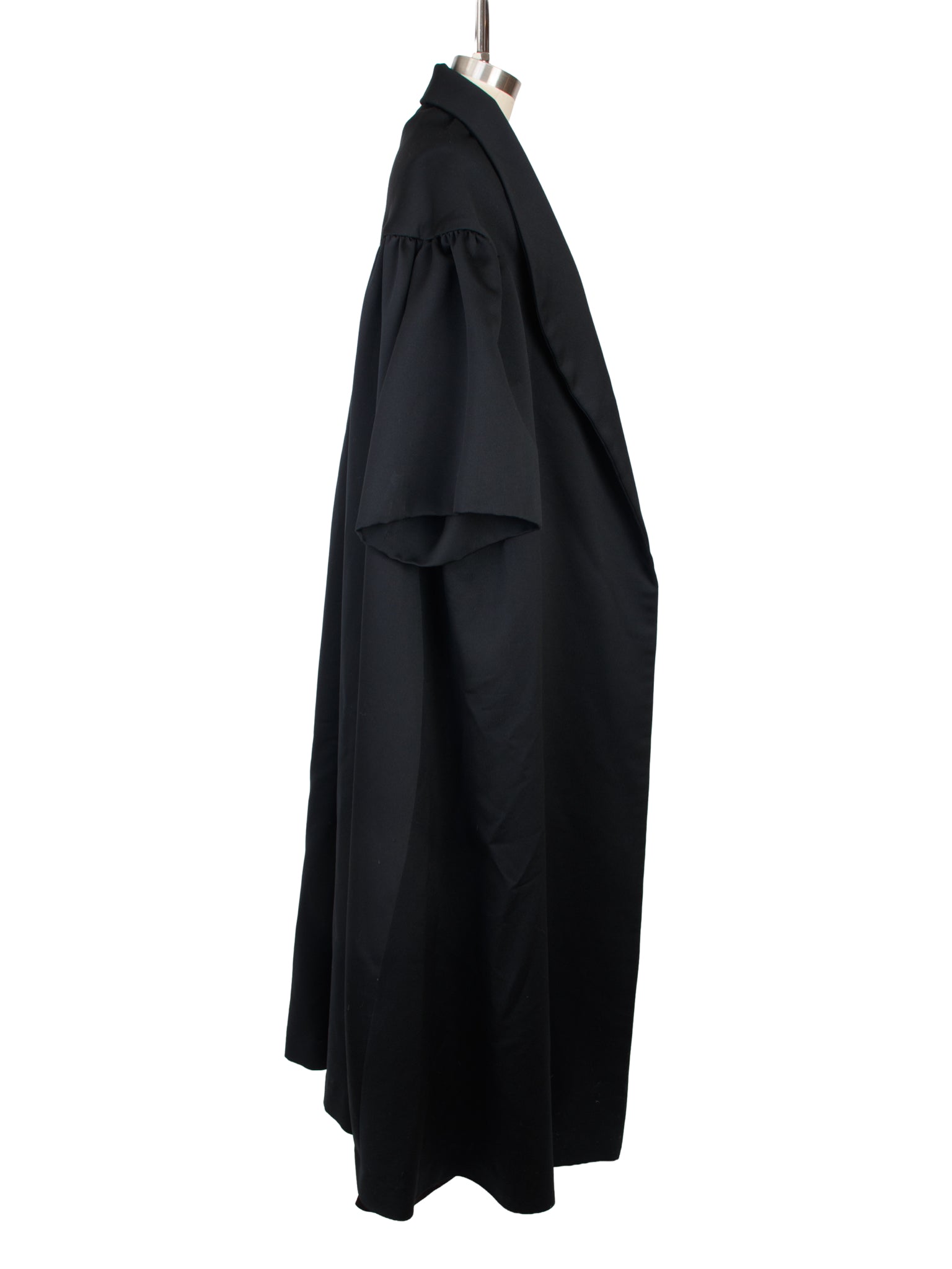 Victor Costa Black Silk Opera Coat