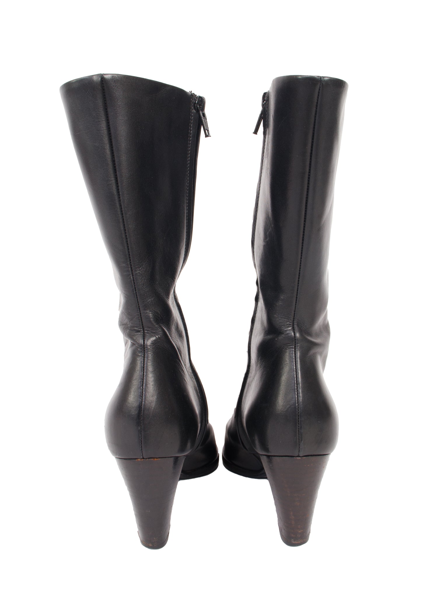 Jil Sander Mid Calf Pointed Toe Boots*