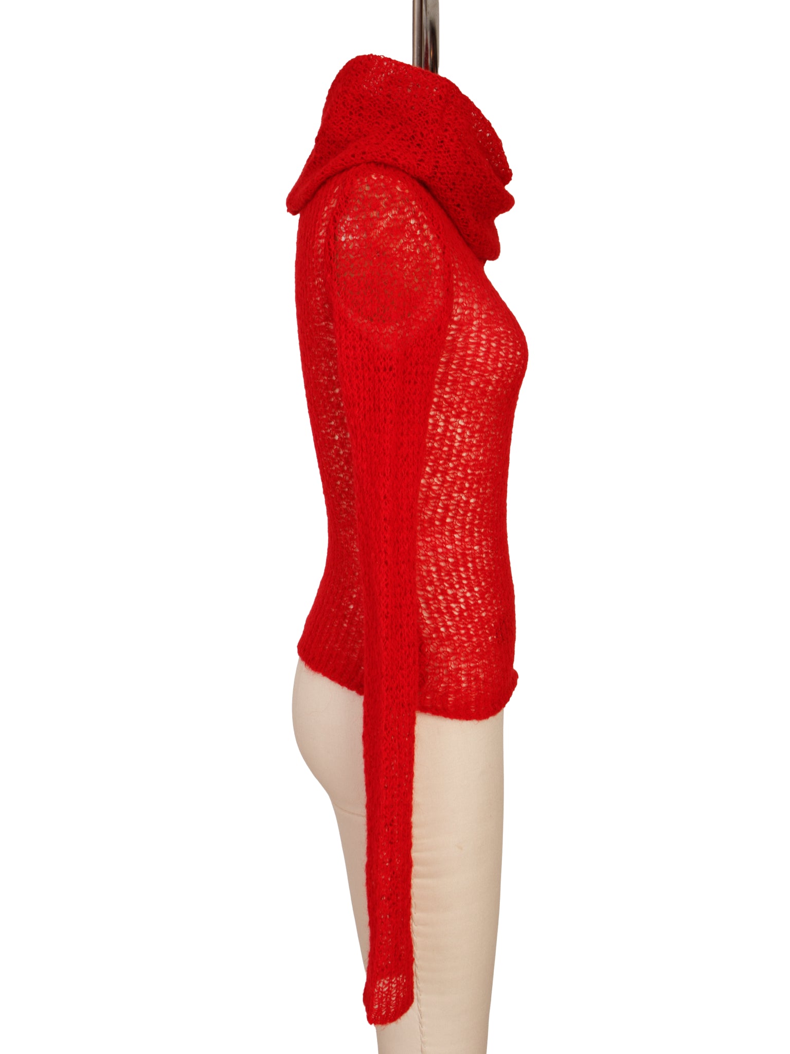 Dolce & Gabbana Mohair Exaggerated Funnel Neck Sweater