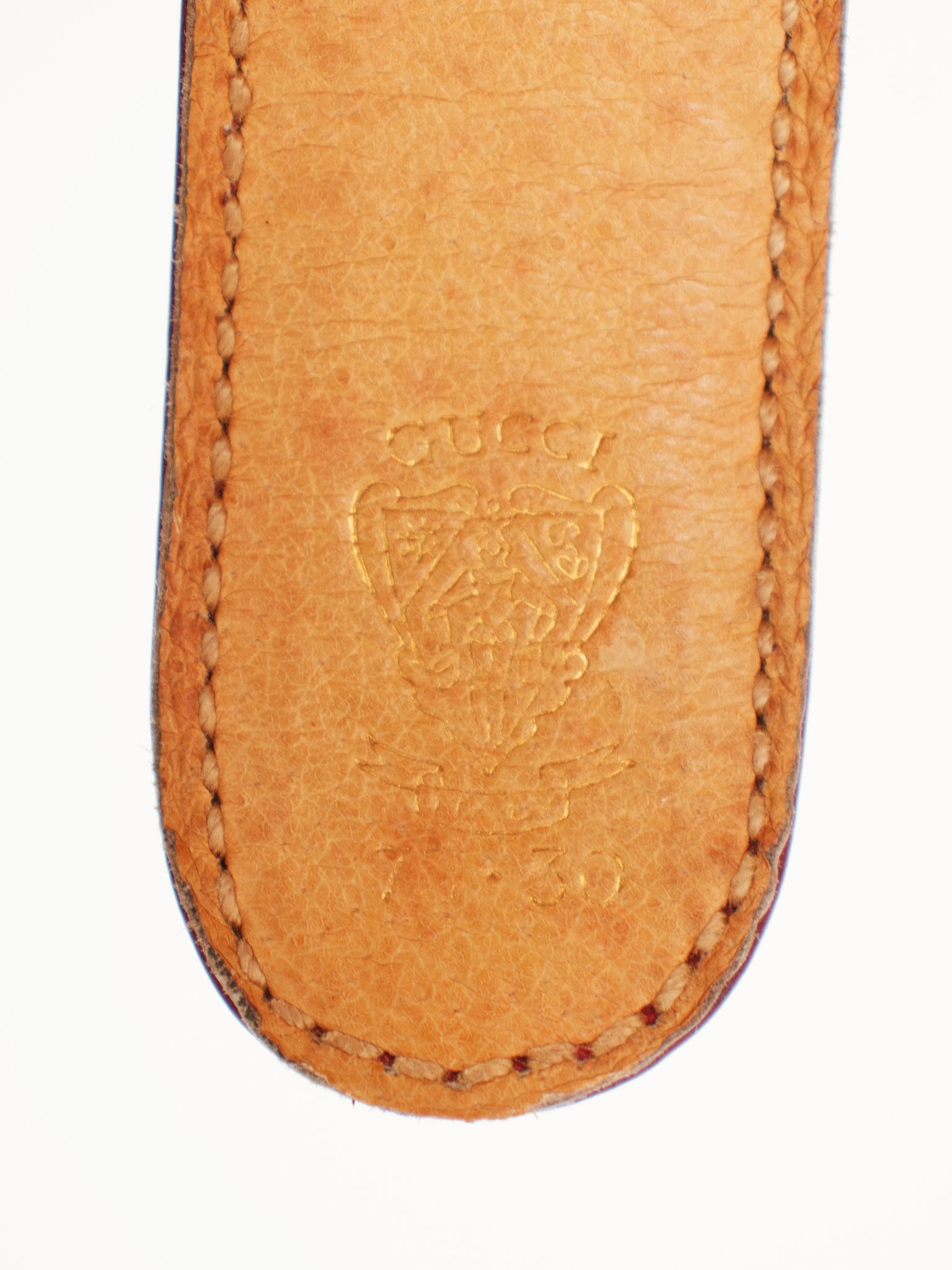 1970s Gucci GG Horsebit Buckle Belt