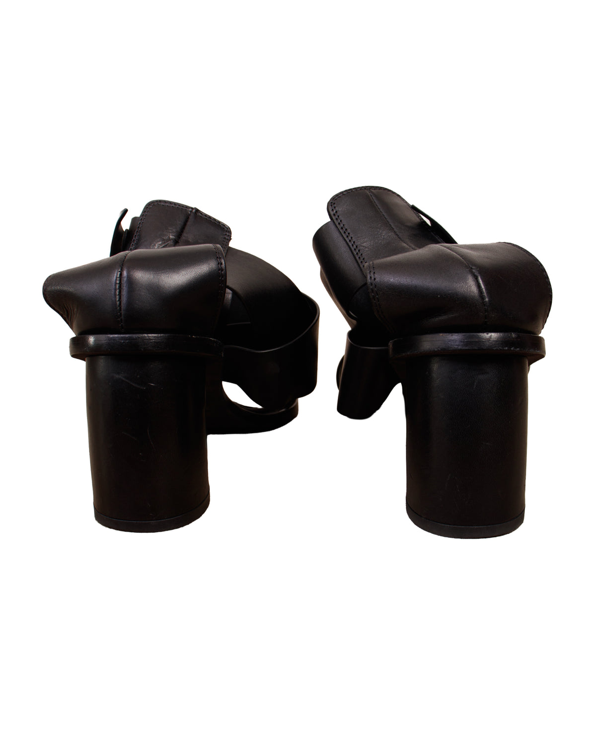 Ann Demeulemeester Crossover Buckle Sandals