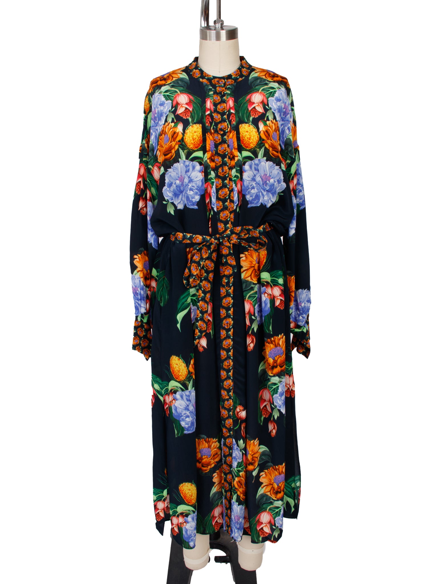 Borgo De Nor Camilla Floral Crepe de Chine Dress