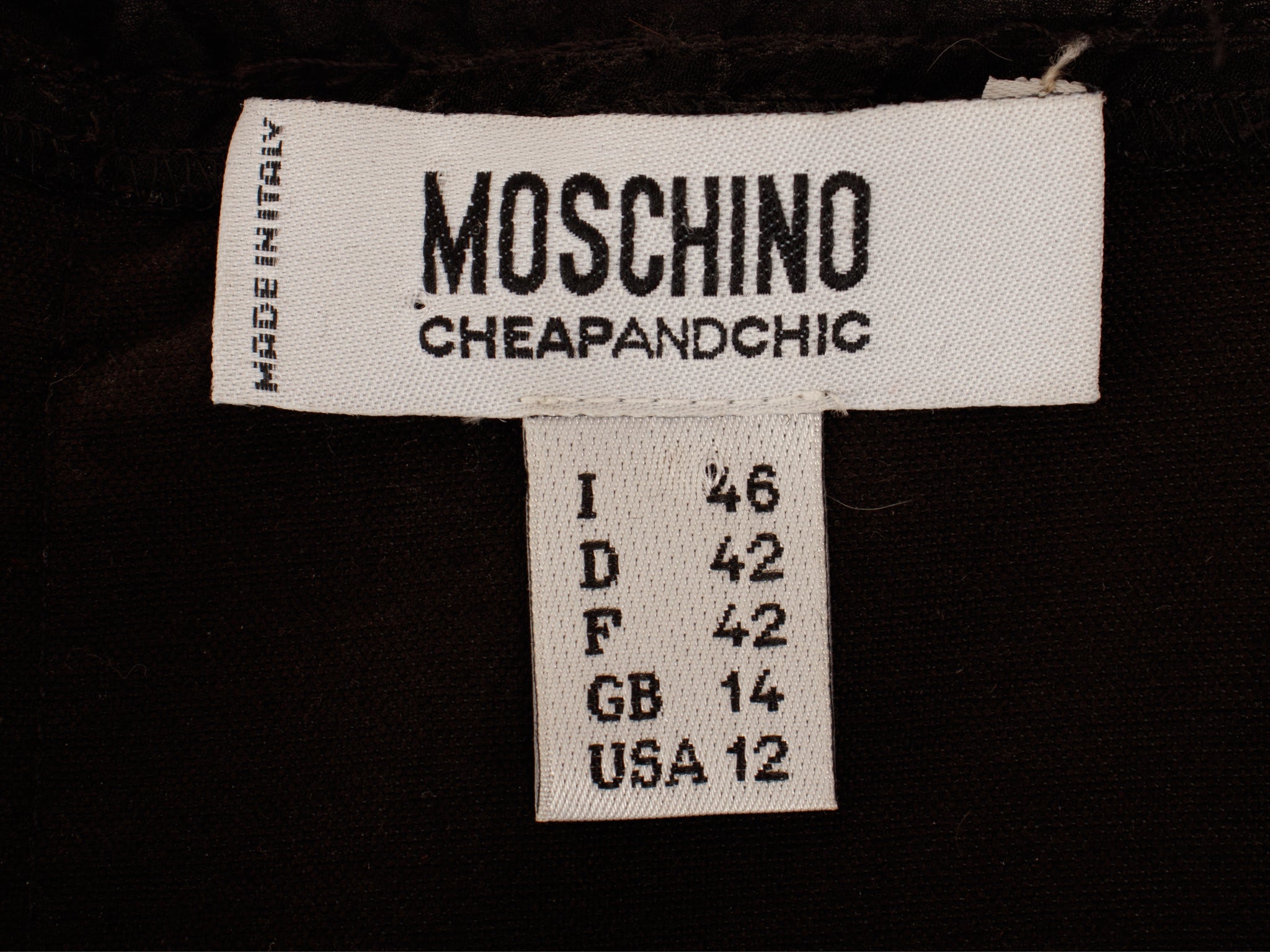 Moschino Cheap and Chic Multi-Zip Mini Dress