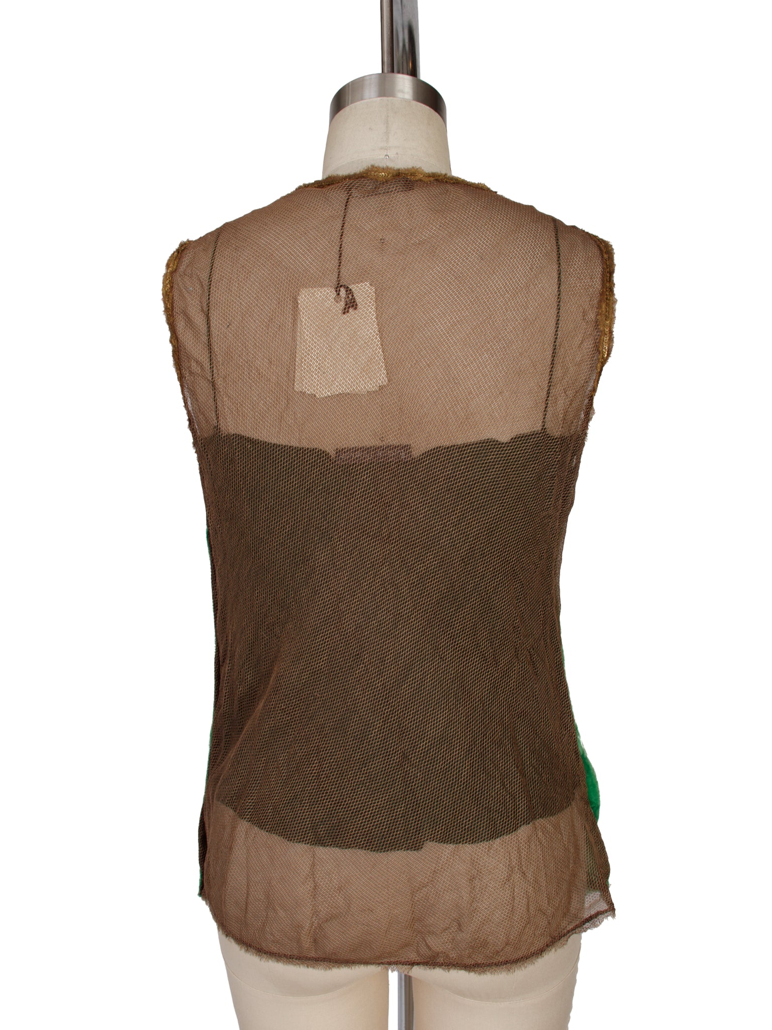 Easton Pearson Silk Velvet & Tulle Top