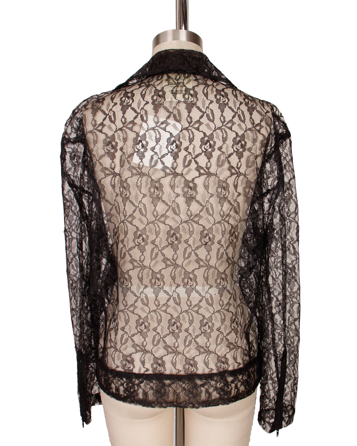 Nobody by Elisabeth Rogiani Lace Moto Jacket