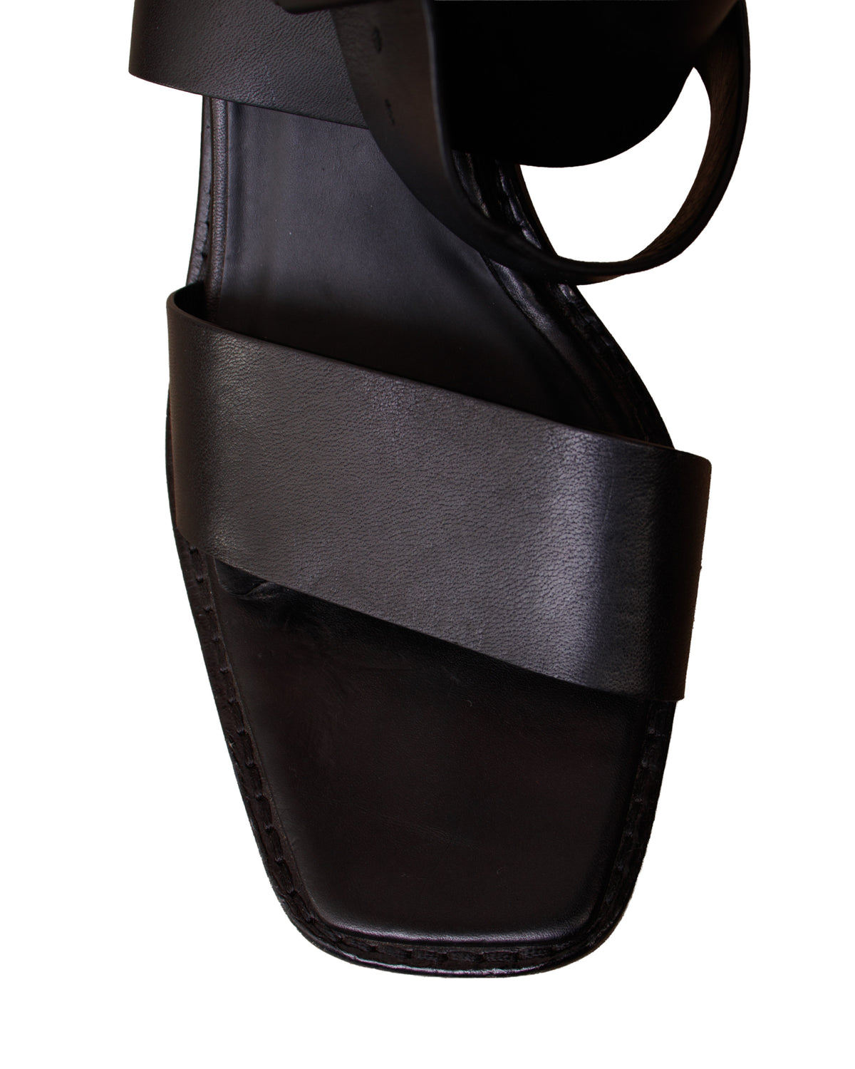 Ann Demeulemeester Crossover Buckle Sandals