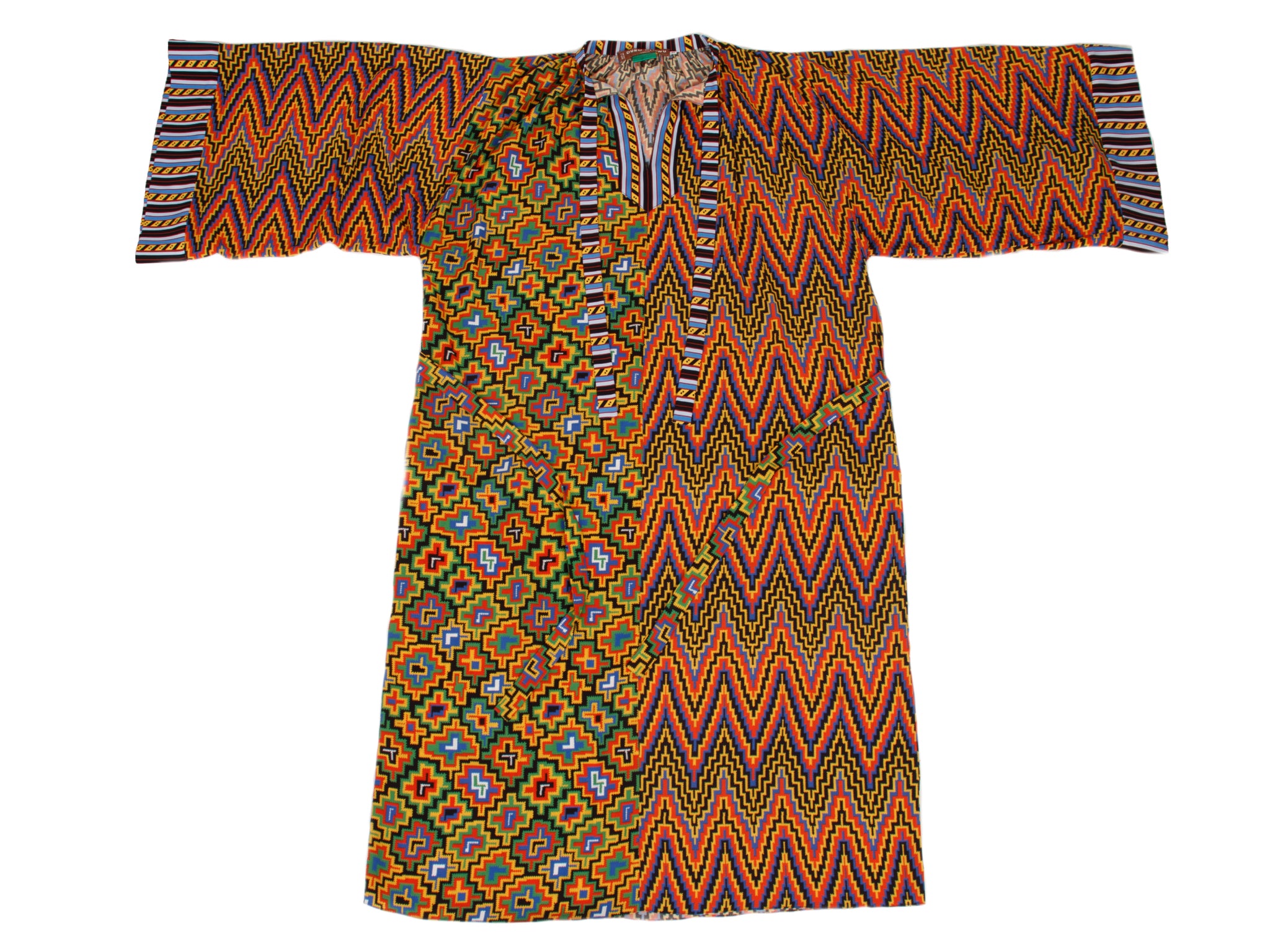 Duro Olowu Crepe Chevron Caftan