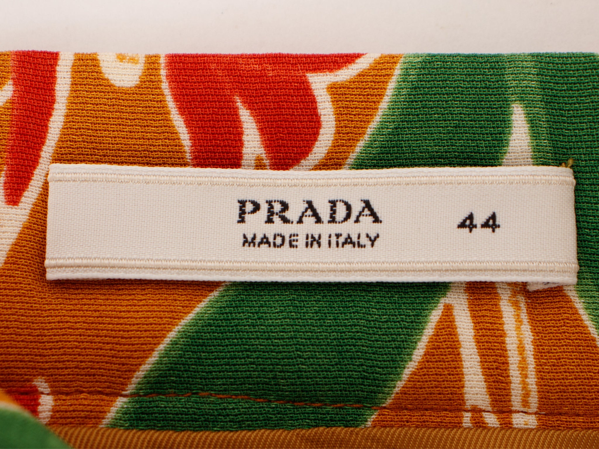 Resort 2010 Prada Runway Tulip Print Skirt