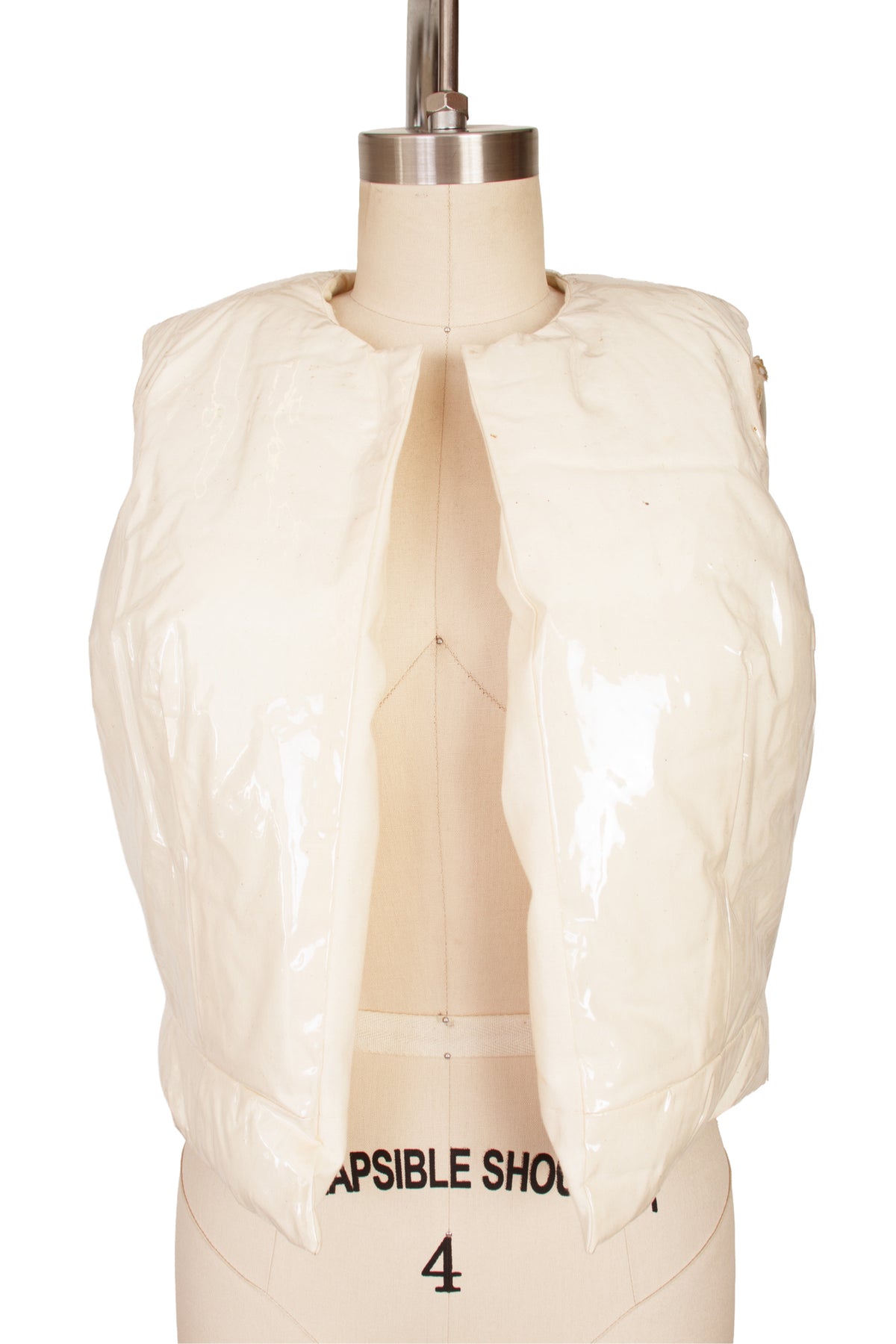 2016 Comme des Garcons Vinyl Coated Puffer Vest