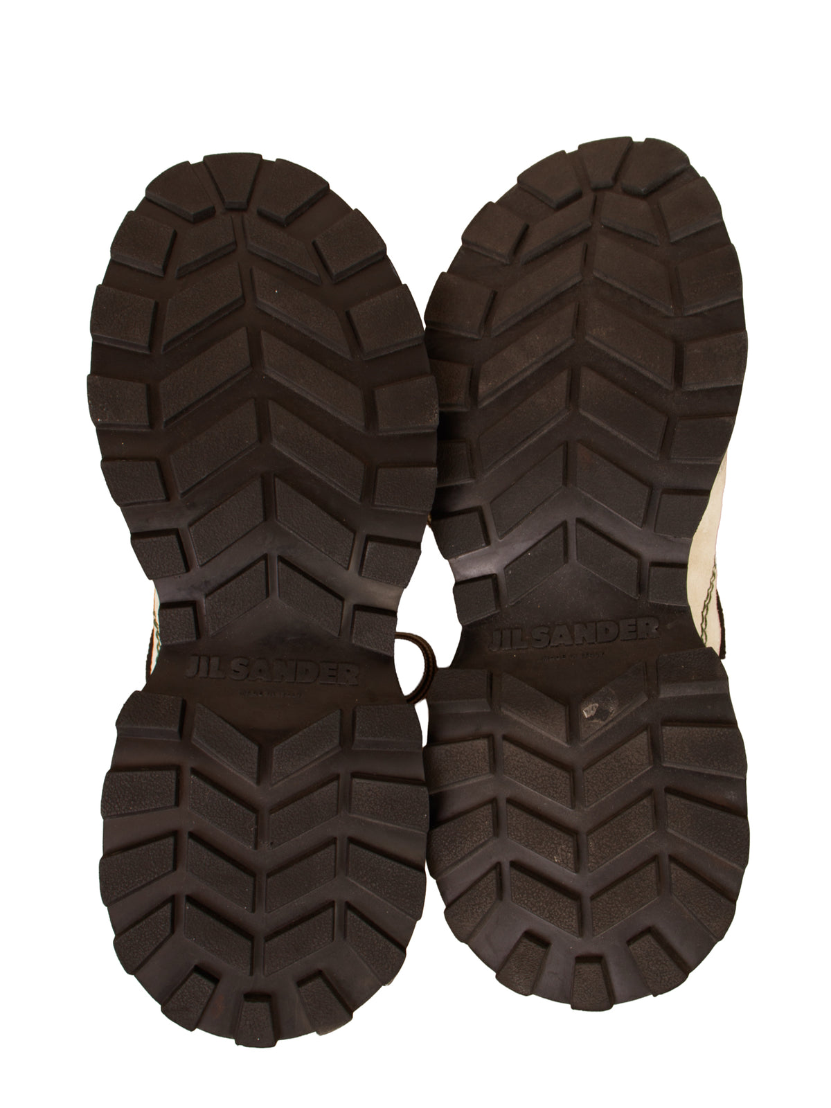Jil Sander Suede & Leather Hiking Boots