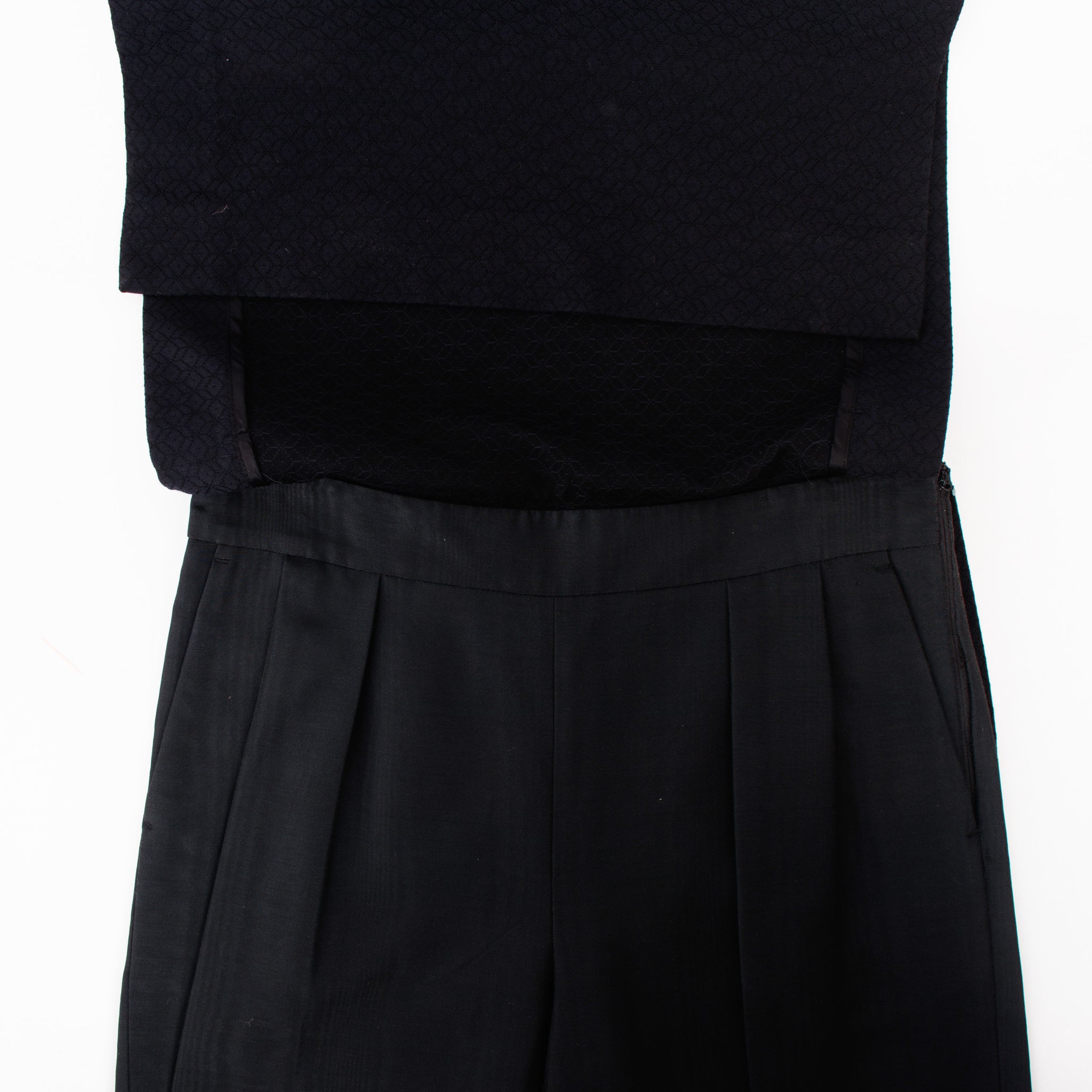Dries Van Noten Moire & Jacquard Overlay Trousers