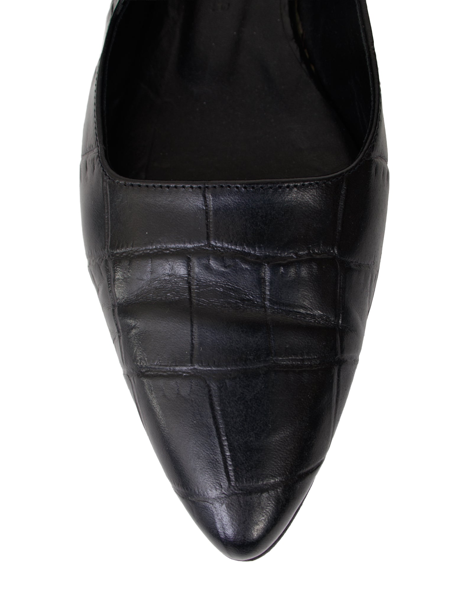 Freda Salvador Croc Embossed Mary Janes