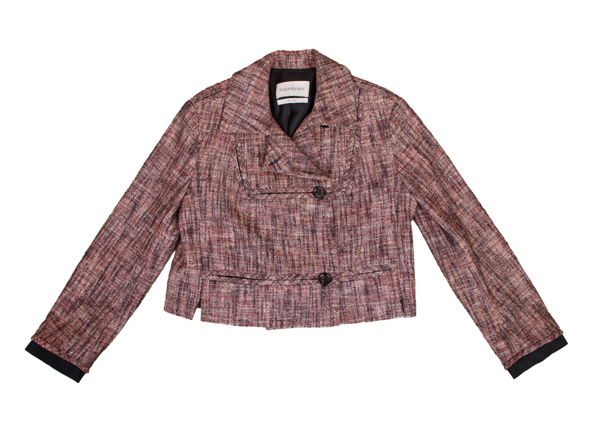 2007 Yves Saint Laurent Tweed Skirt Suit