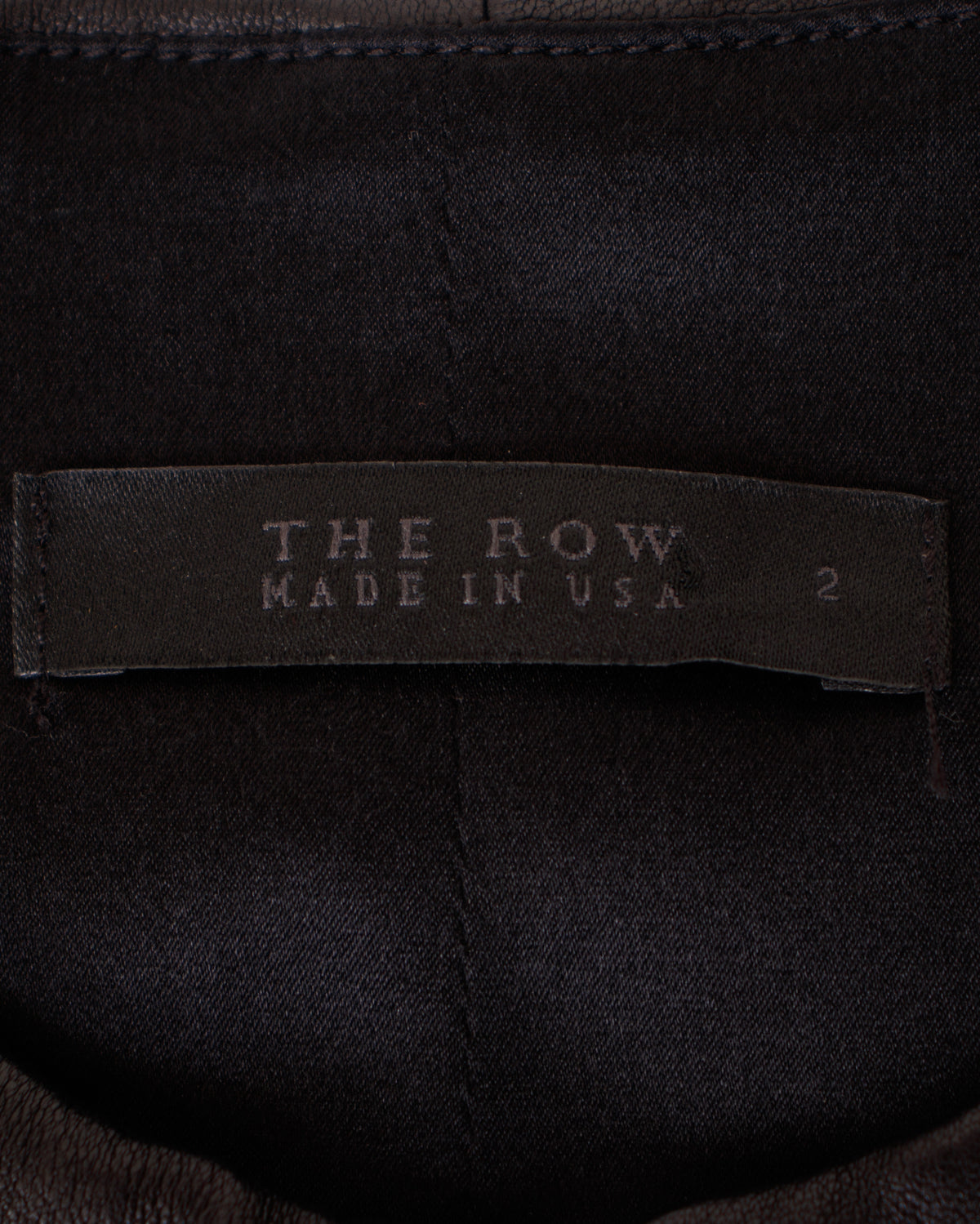 The Row Lambskin Bodycon Zip Dress*