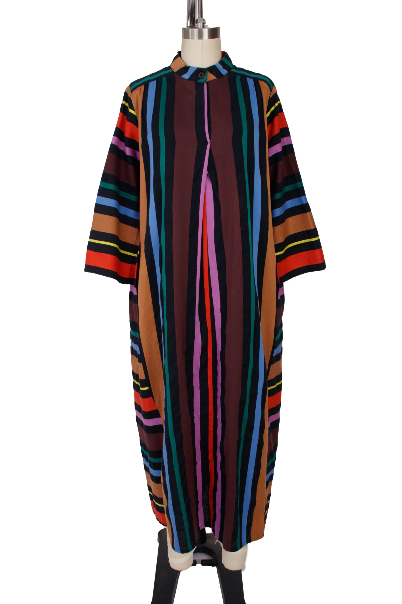 Ace & Jig For Barneys Rainbow Stripe Maxi Dress