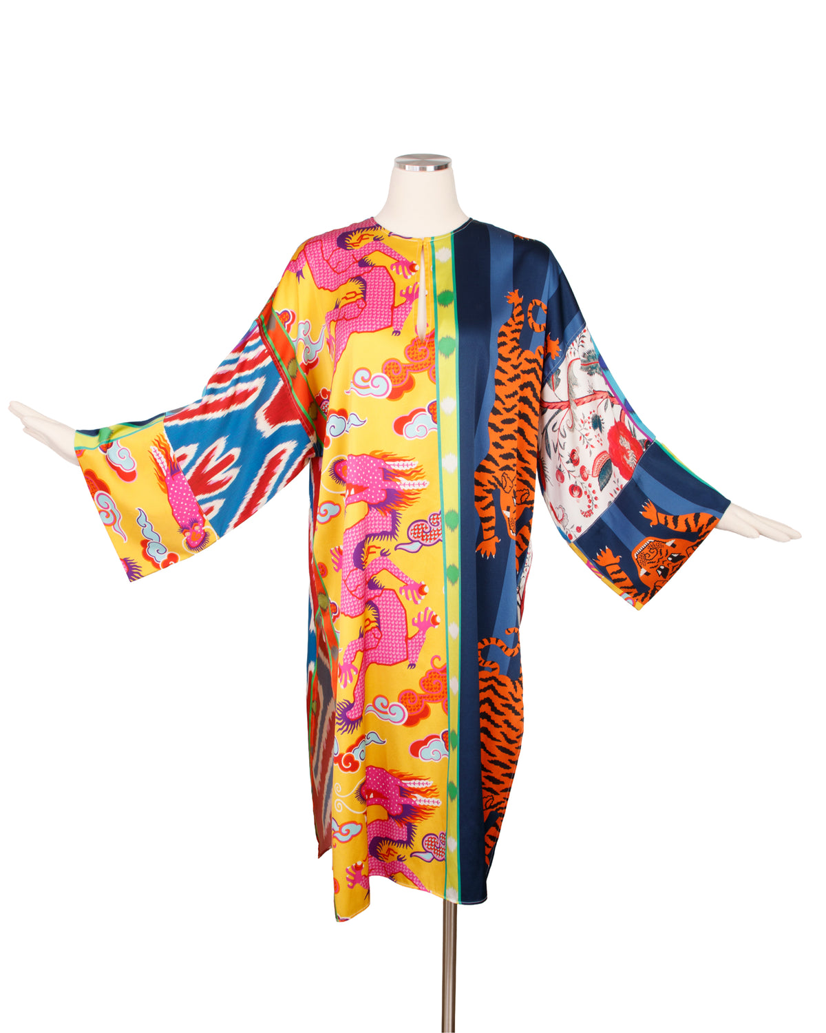 SS2020 Libertine Dragon and Tiger Print Kaftan