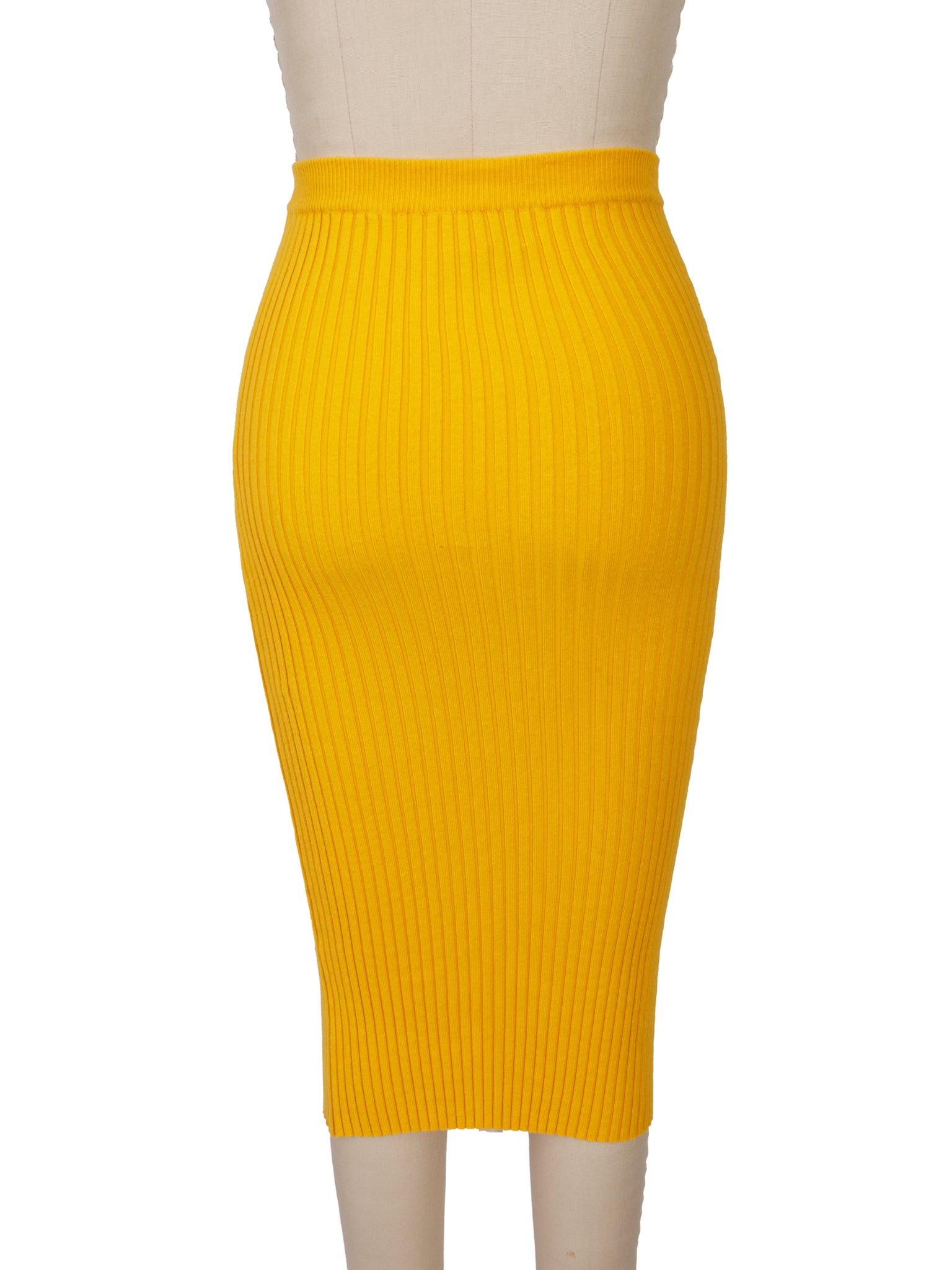Giu Giu Rib Knit Turtleneck & Skirt Set