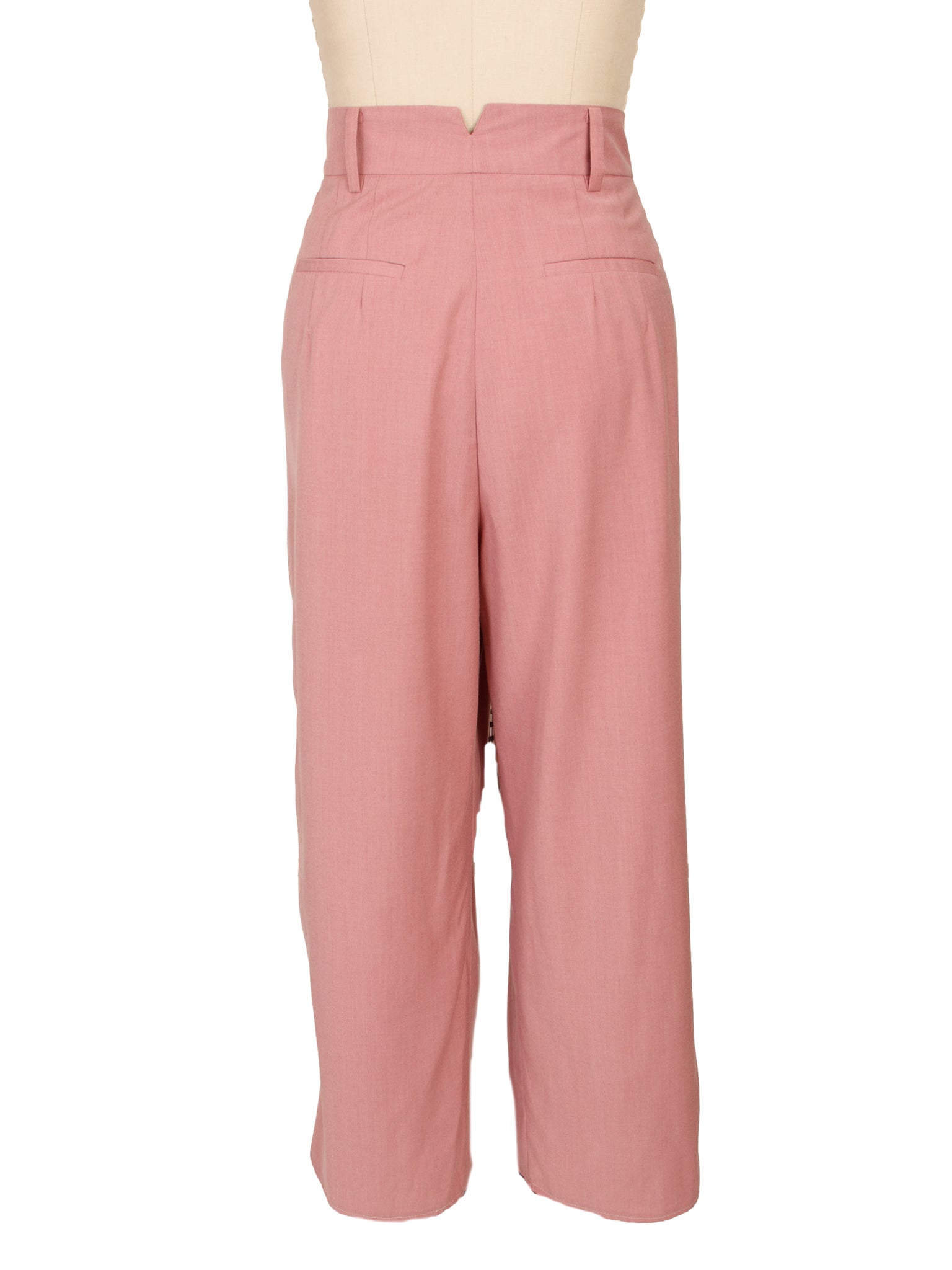 Frankie Shop Wide Leg Pleated Trousers