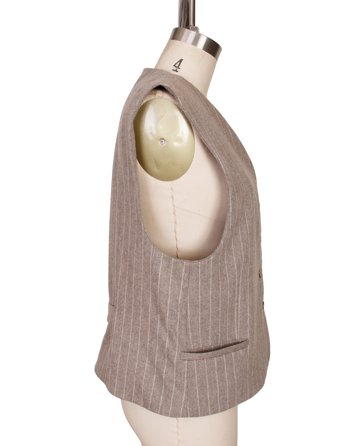 LouLou Studio Wool Cashmere Pinstripe Vest