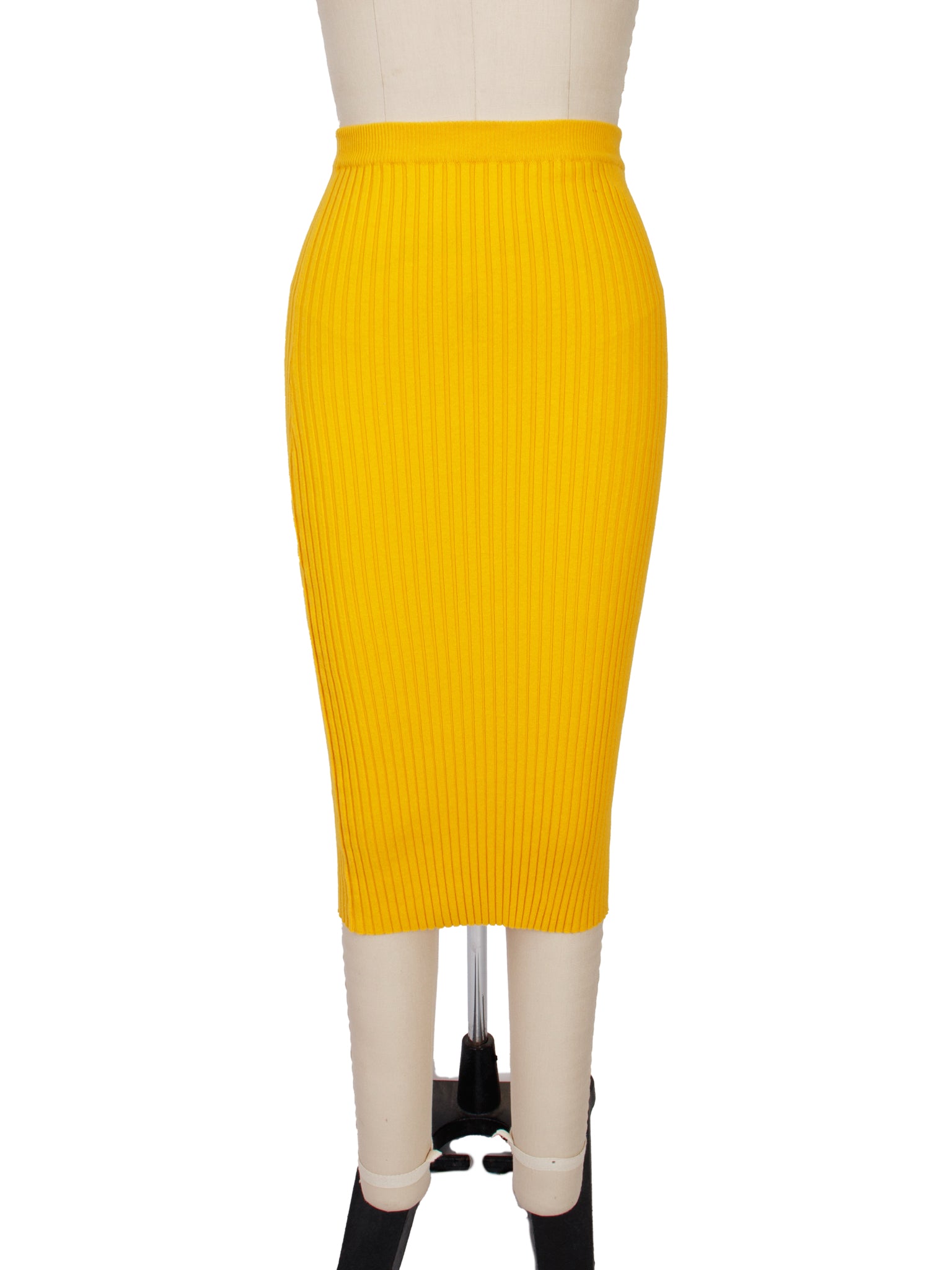 Giu Giu Rib Knit Turtleneck & Skirt Set