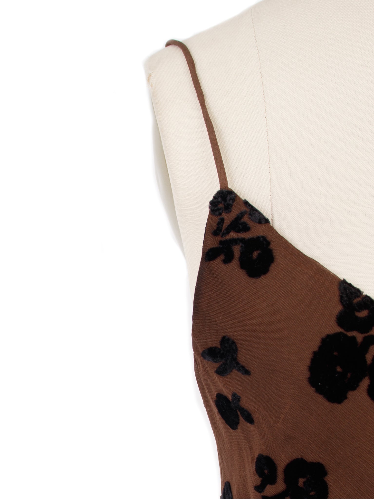 Realisation Elvira Velvet Devore Slip Dress