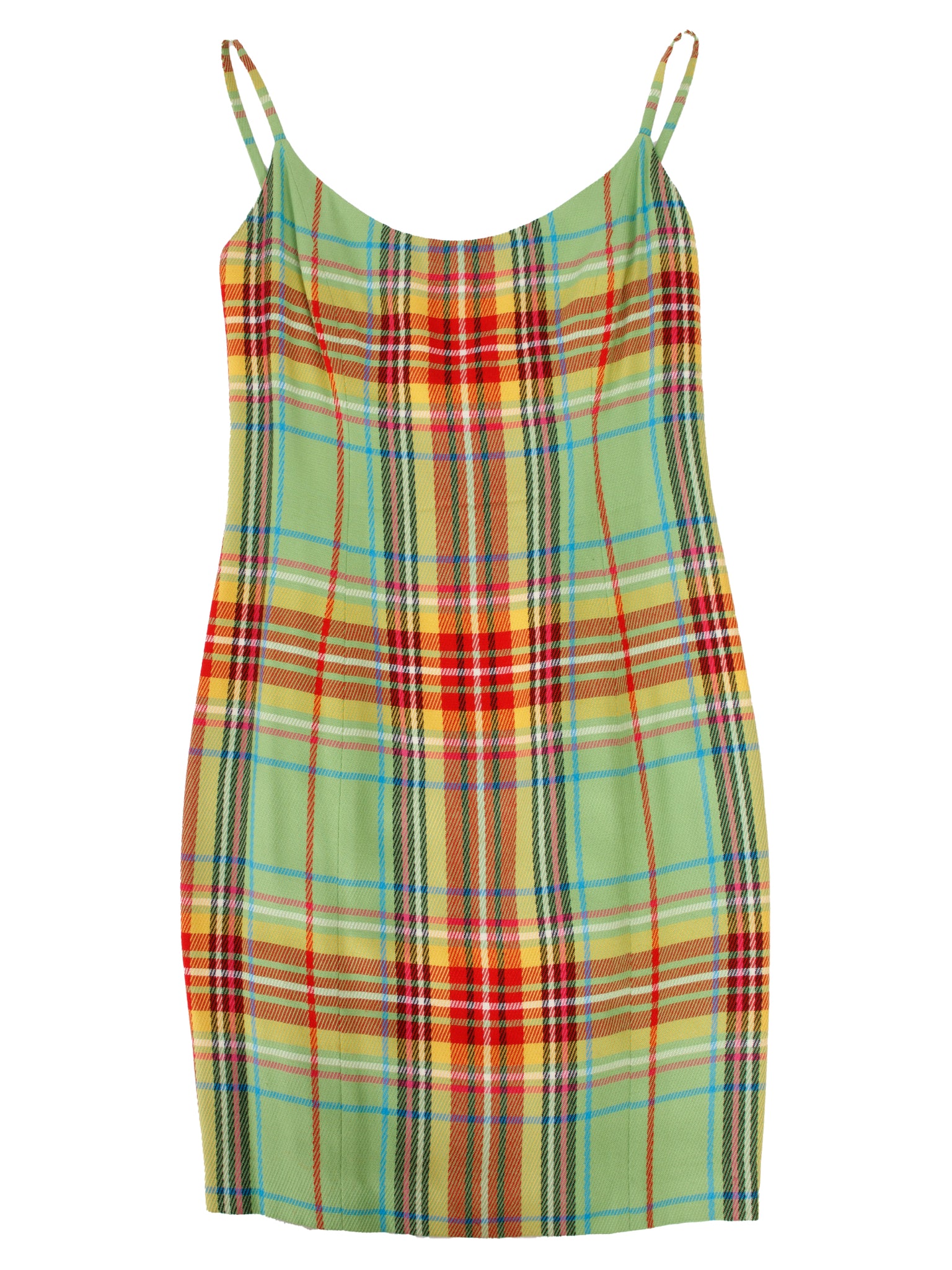 Emanuel by Emanuel Ungaro Madras Mini Dress