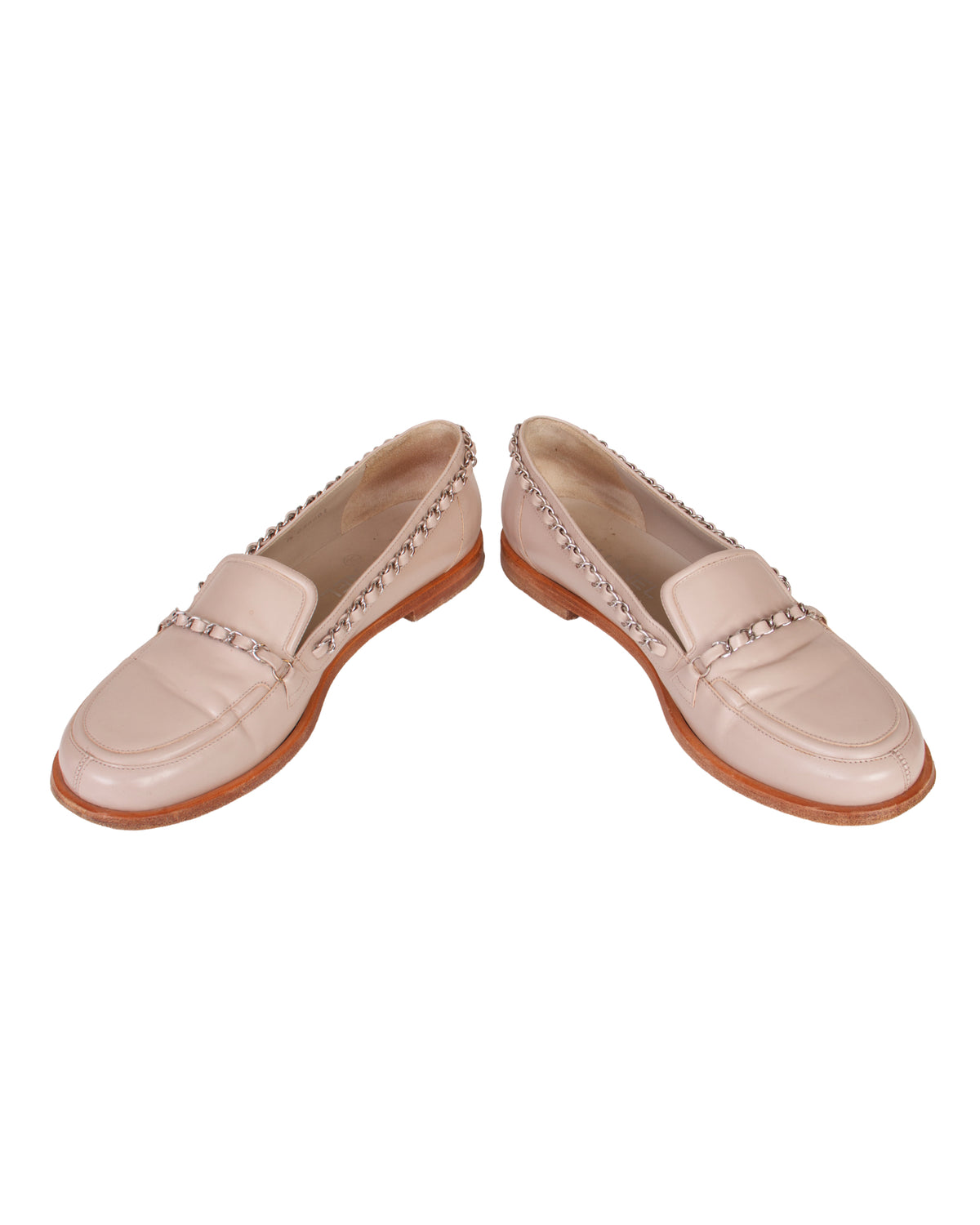Chanel Interlocking CC Chain Loafers*