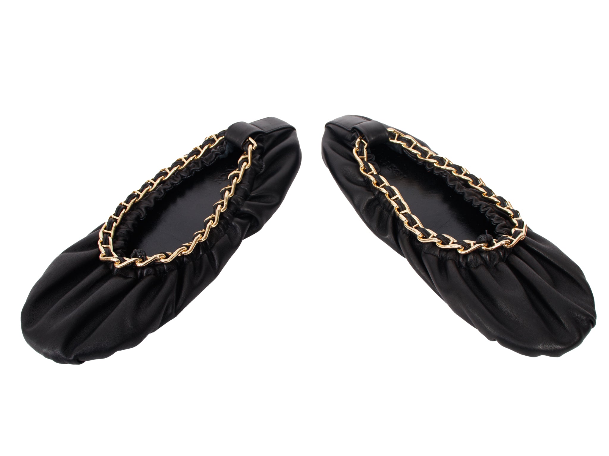 Ulla Johnson Leather & Chain Ballet Flats