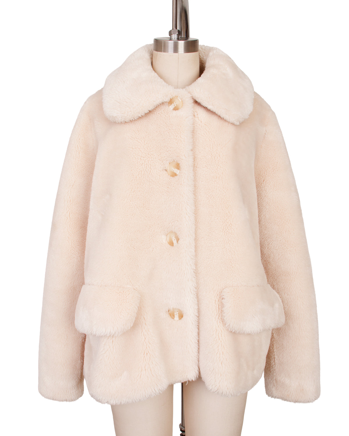 Stand Studio Faux Fur Short Coat