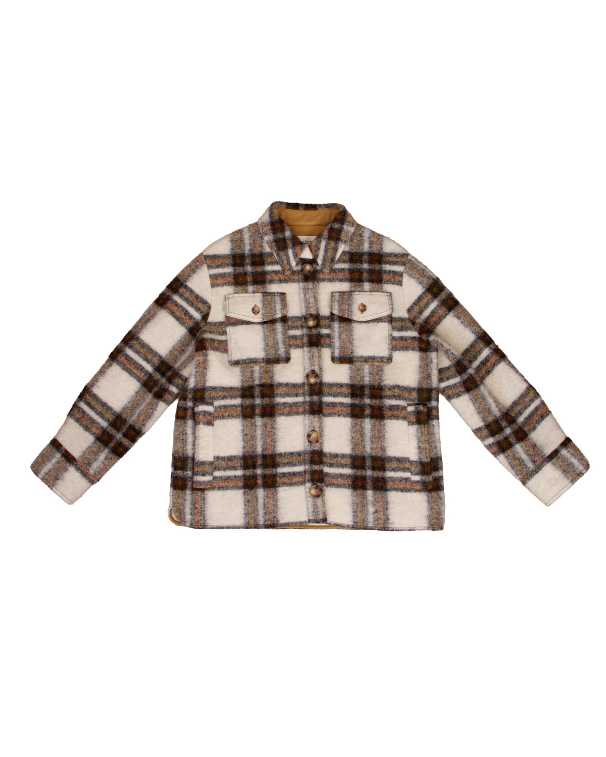Isabel Marant Etoile Gaston Plaid Blanket Jacket