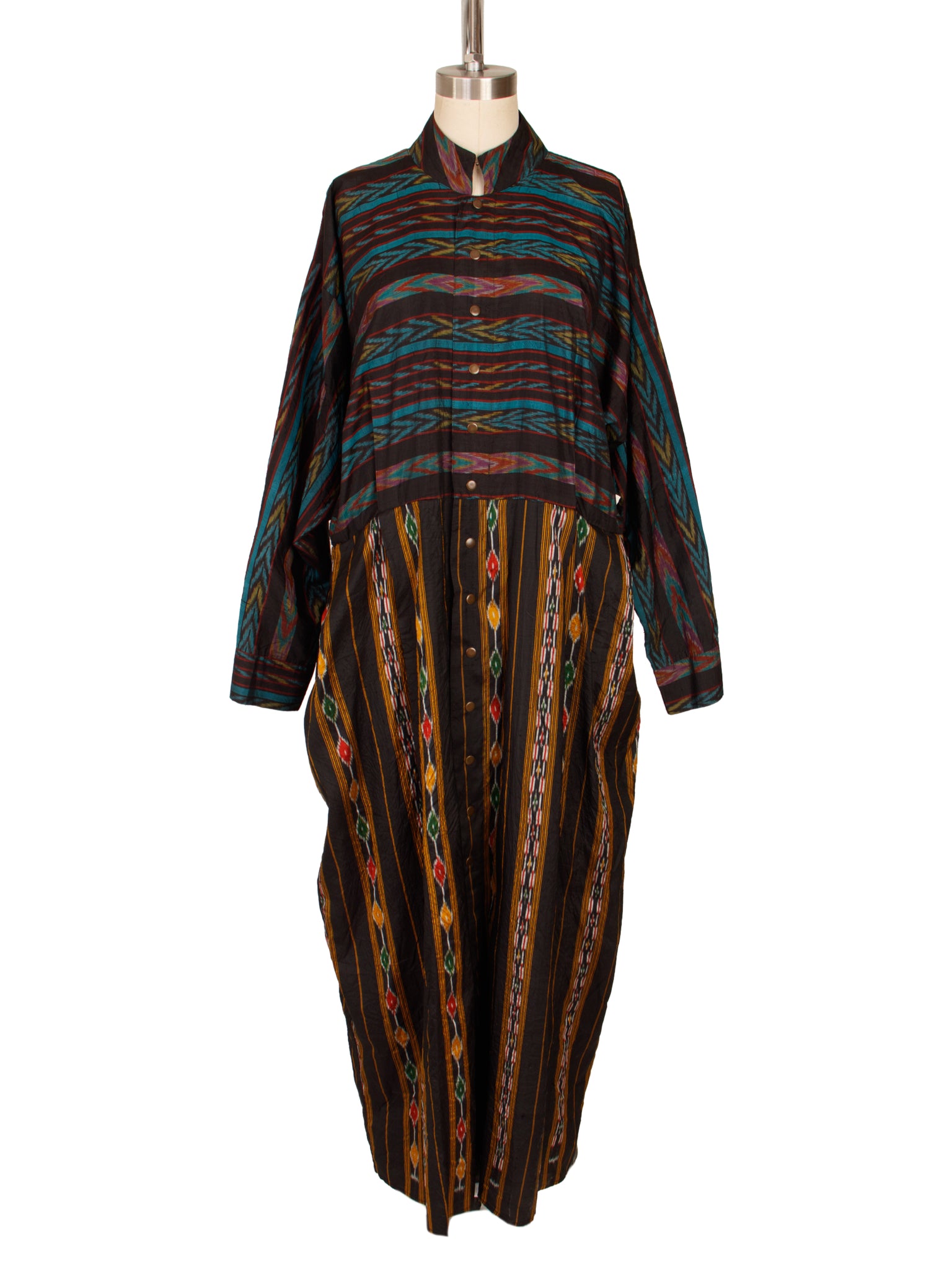 1988 Visual Professional Silk Ikat Dress