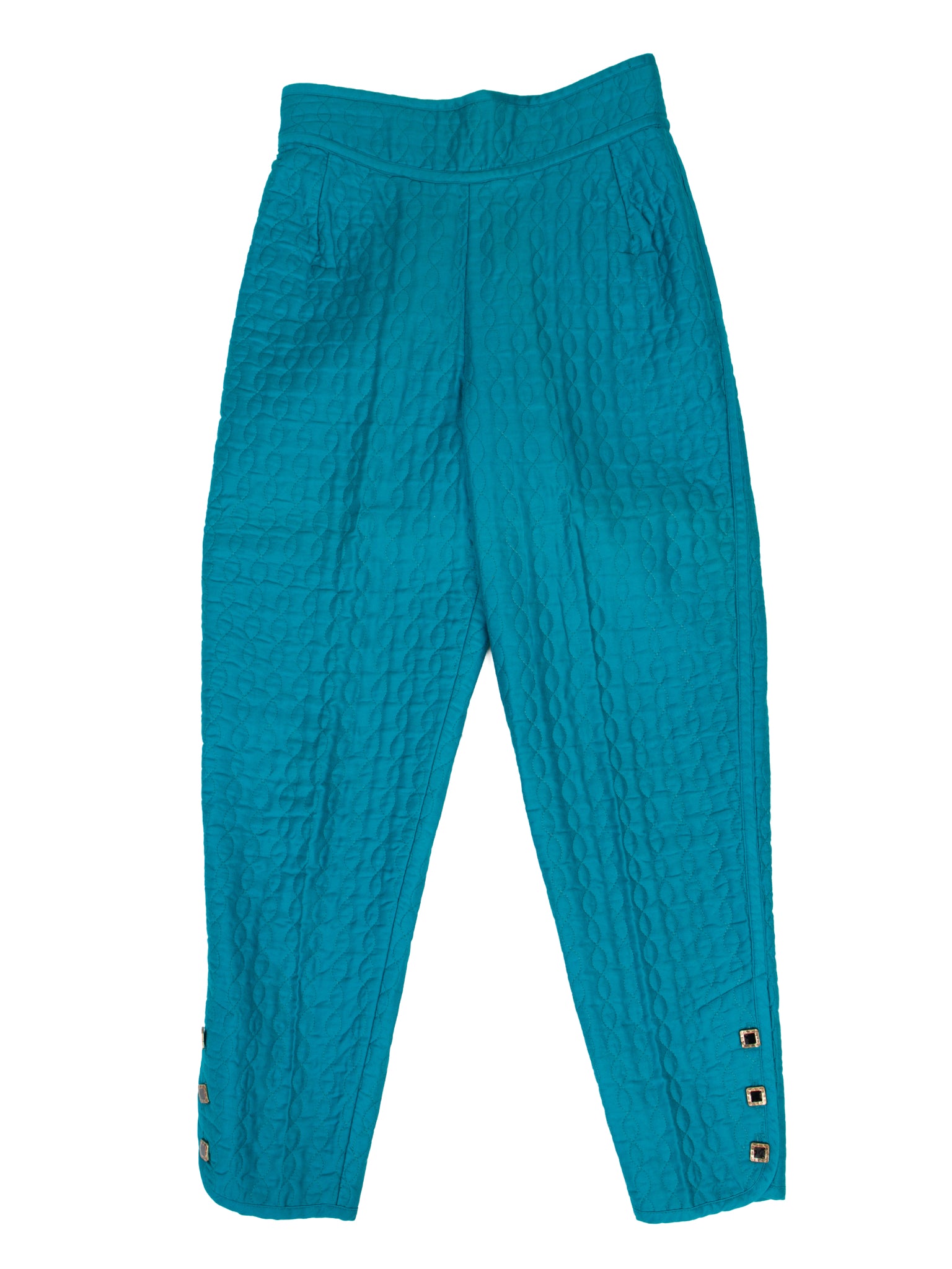 Jeanne Marc Color Block Qulited Pant Set