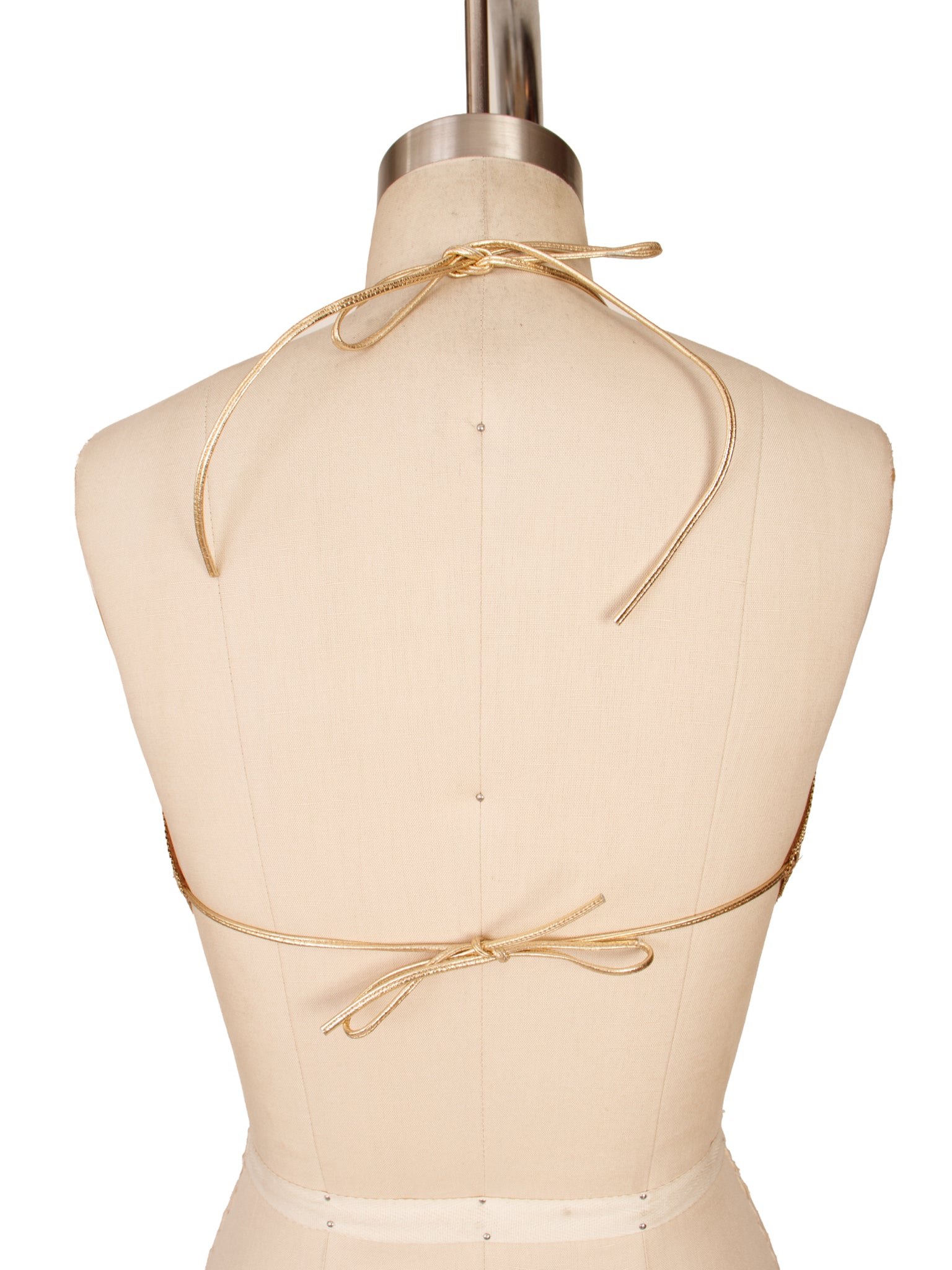 Whiting & Davis Chaimail Halter Top