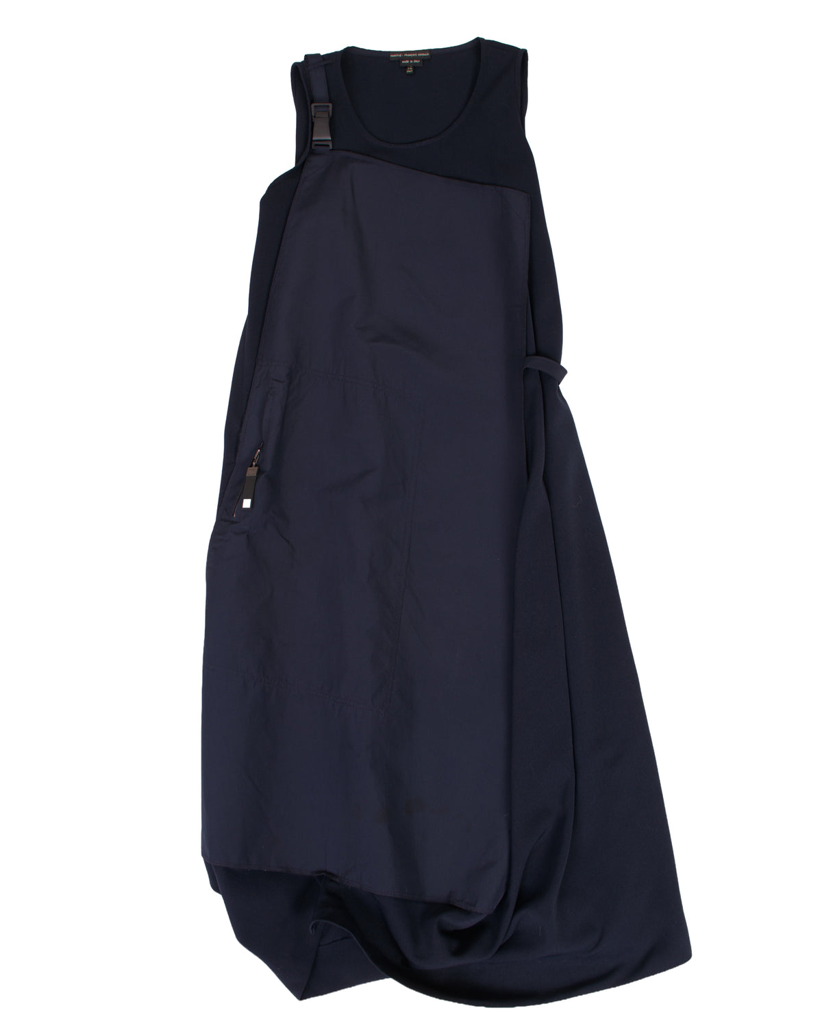 Marithe + Francois Girbaud Crepe & Taffeta Overlay Dress