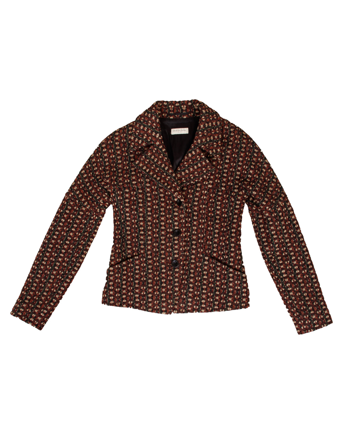 Dries Van Noten Woven Wool Blazer