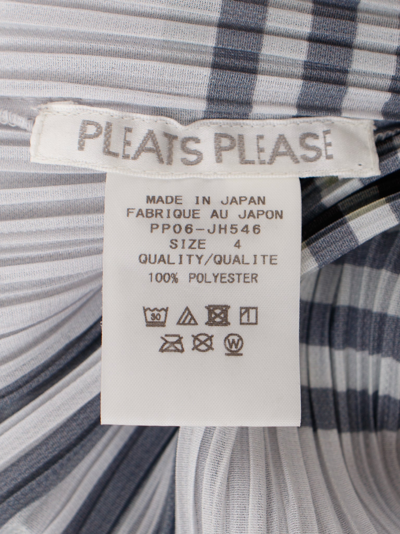 1990s Pleats Please Issey Miyake Plaid Dress