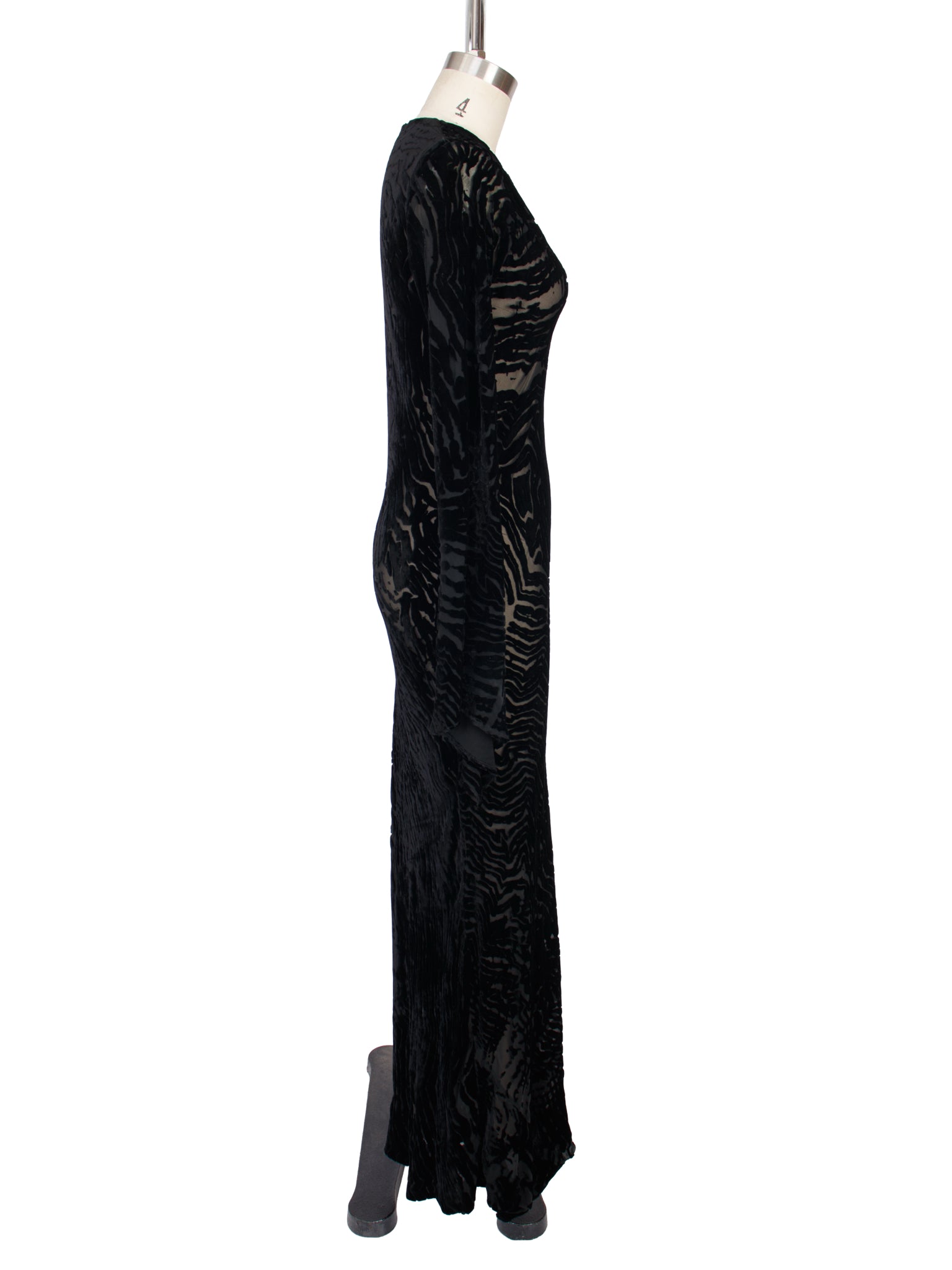 Bettina Maria Fahlbusch Velvet Devore Dress