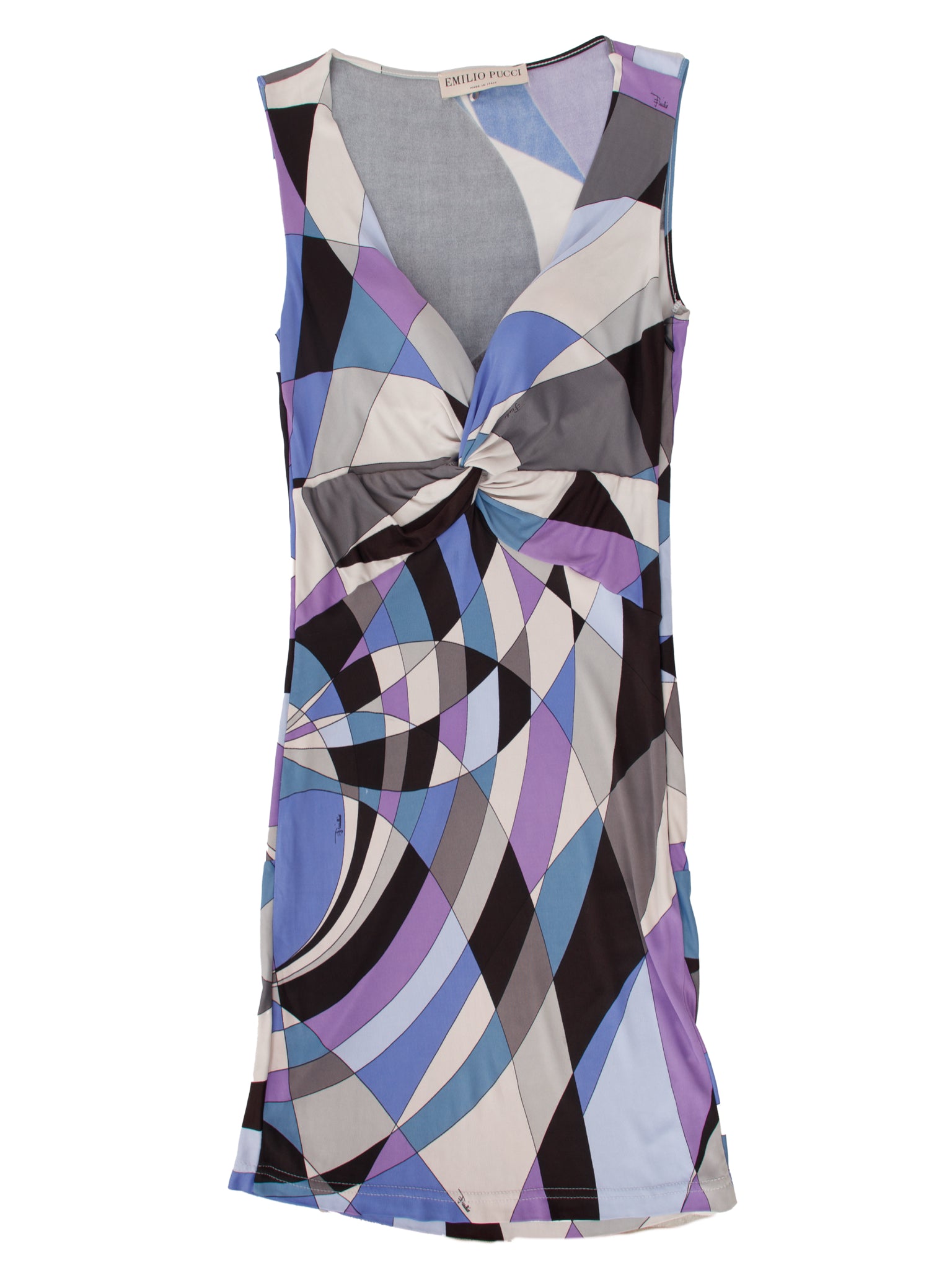 Emilio Pucci Sleeveless Printed Mini Dress