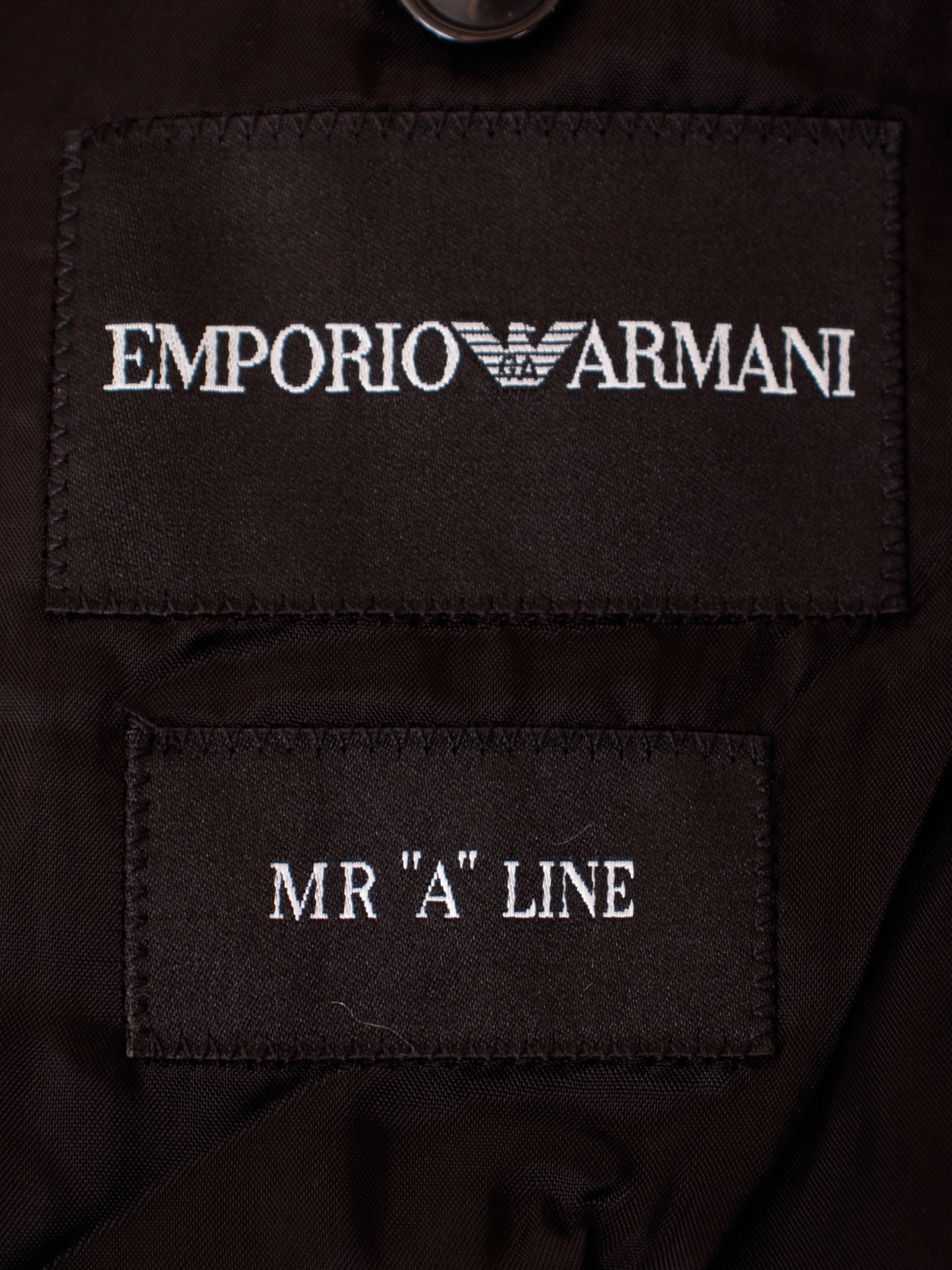 2007 Emporio Armani Mr "A" Line Cashmere & Wool Blazer