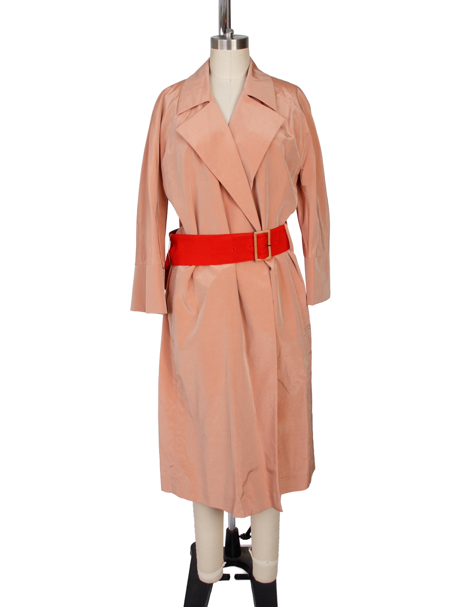 Dries Van Noten Silk & Cotton Trench Coat