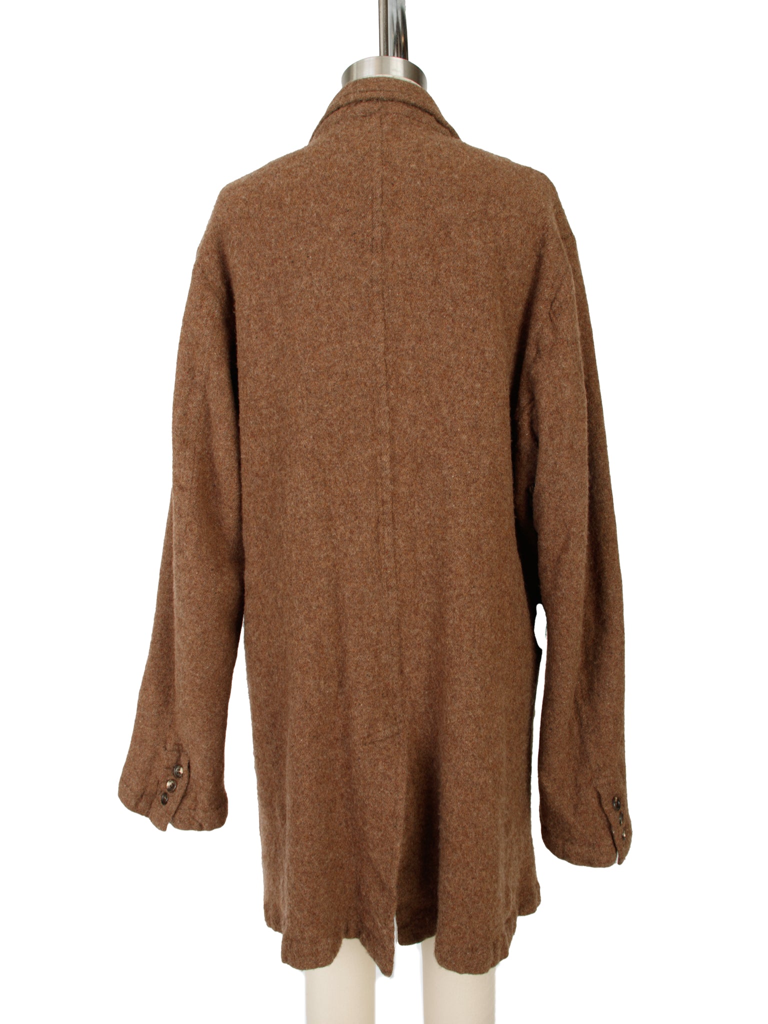 AW 2021 Homme Deux Comme des Garcons Wool Felted Coat
