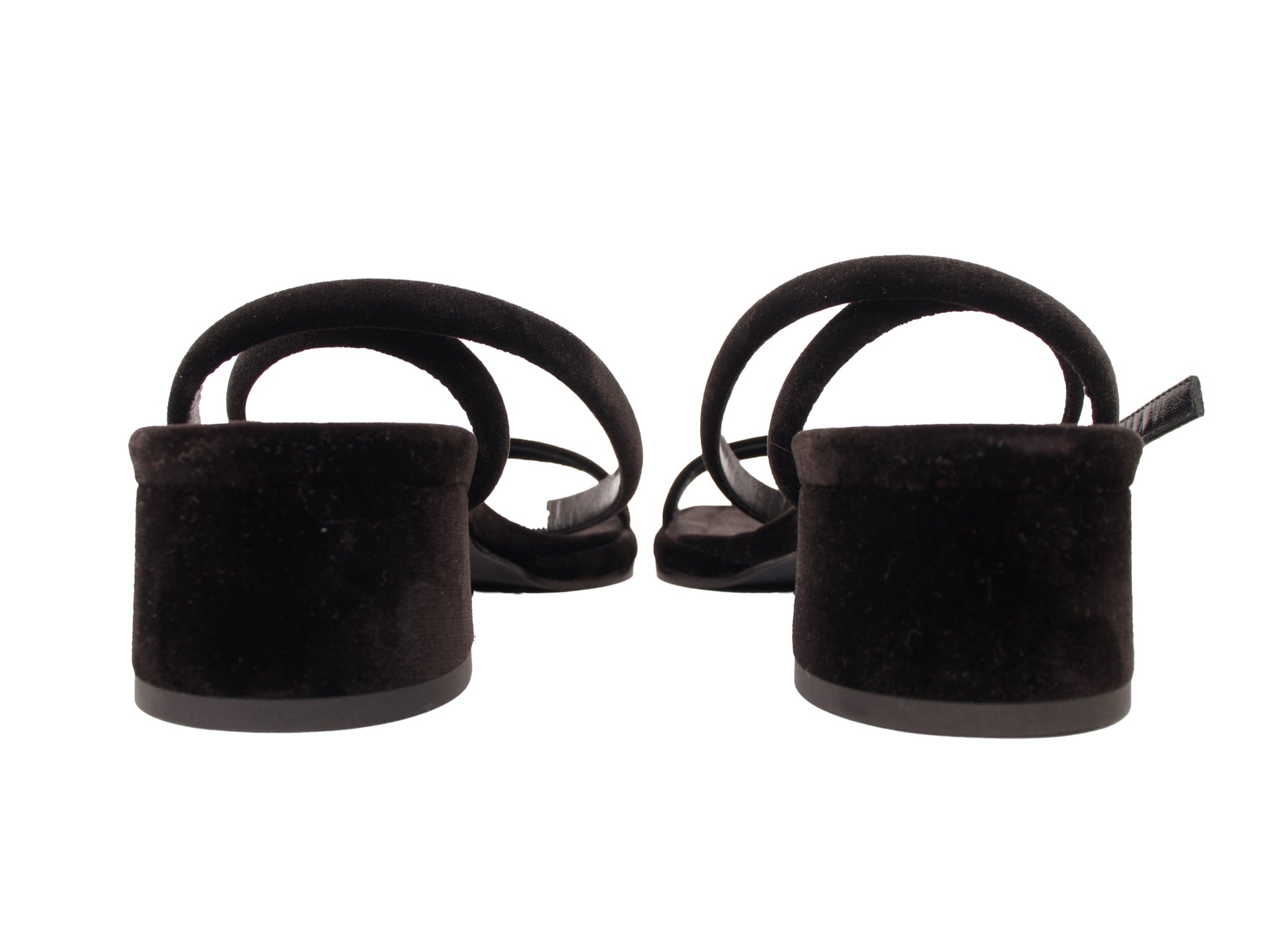 The Row Kate Velvet Sandals