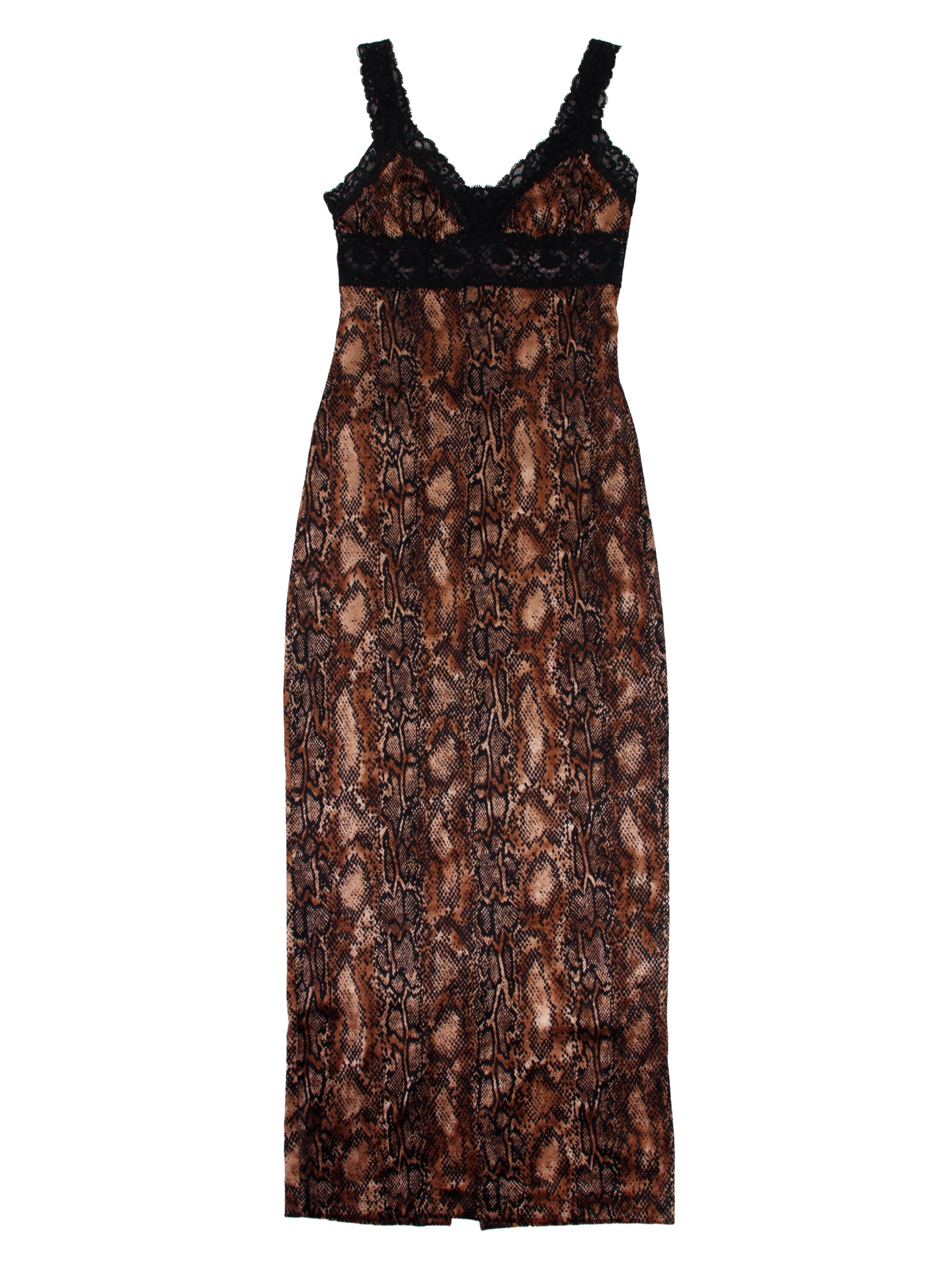 Betsey Johnson Velvet Snakeskin Print Dress