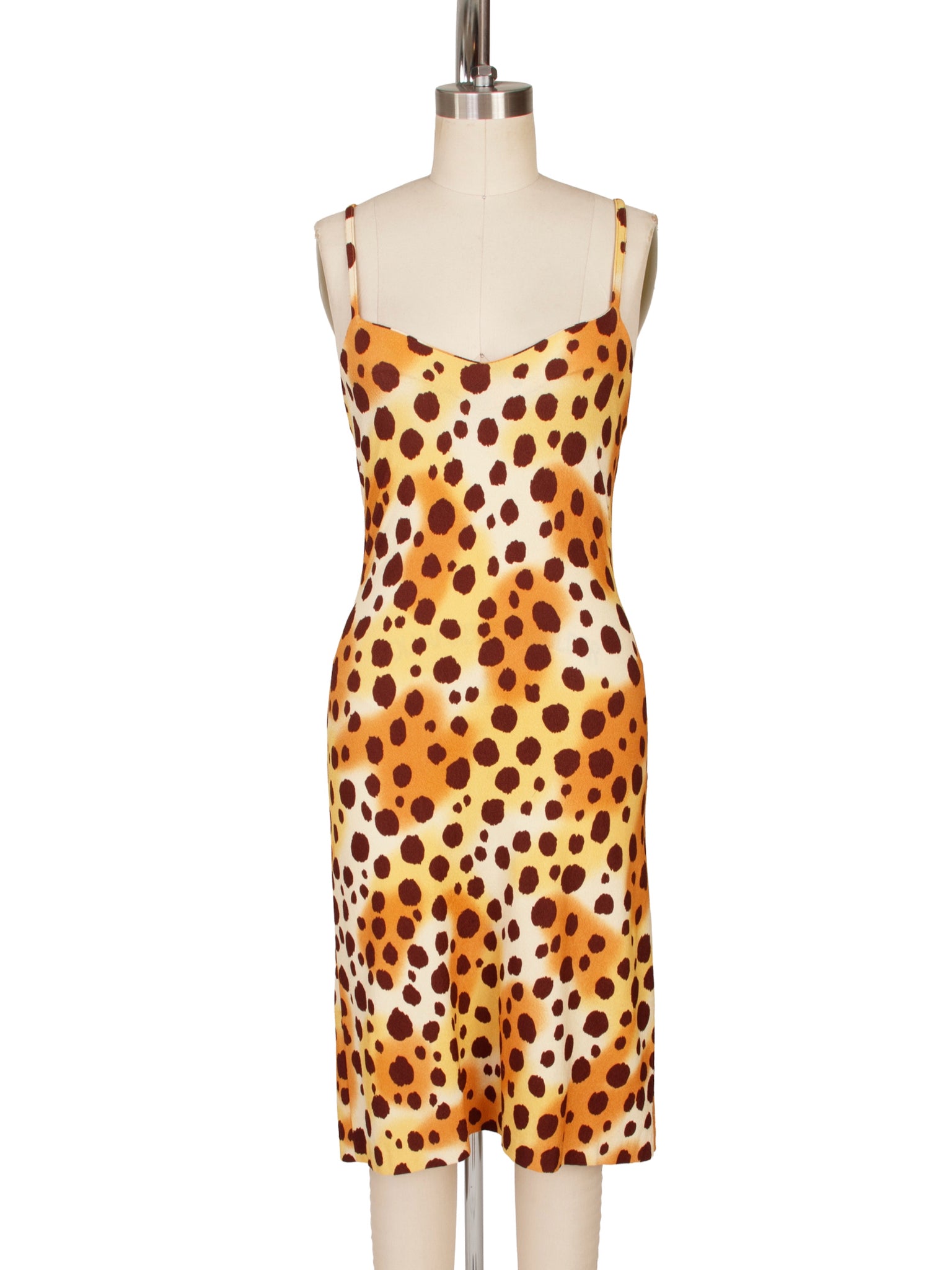 1990s Betsey Johnson Cheetah Print Dress