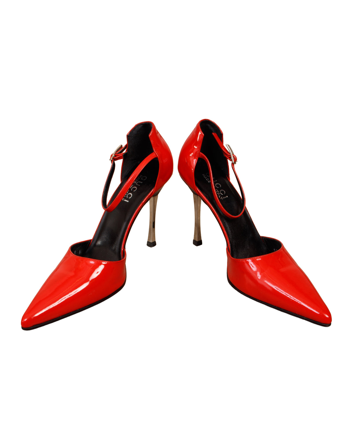 Gucci Patent D'Orsay Stiletto Pumps