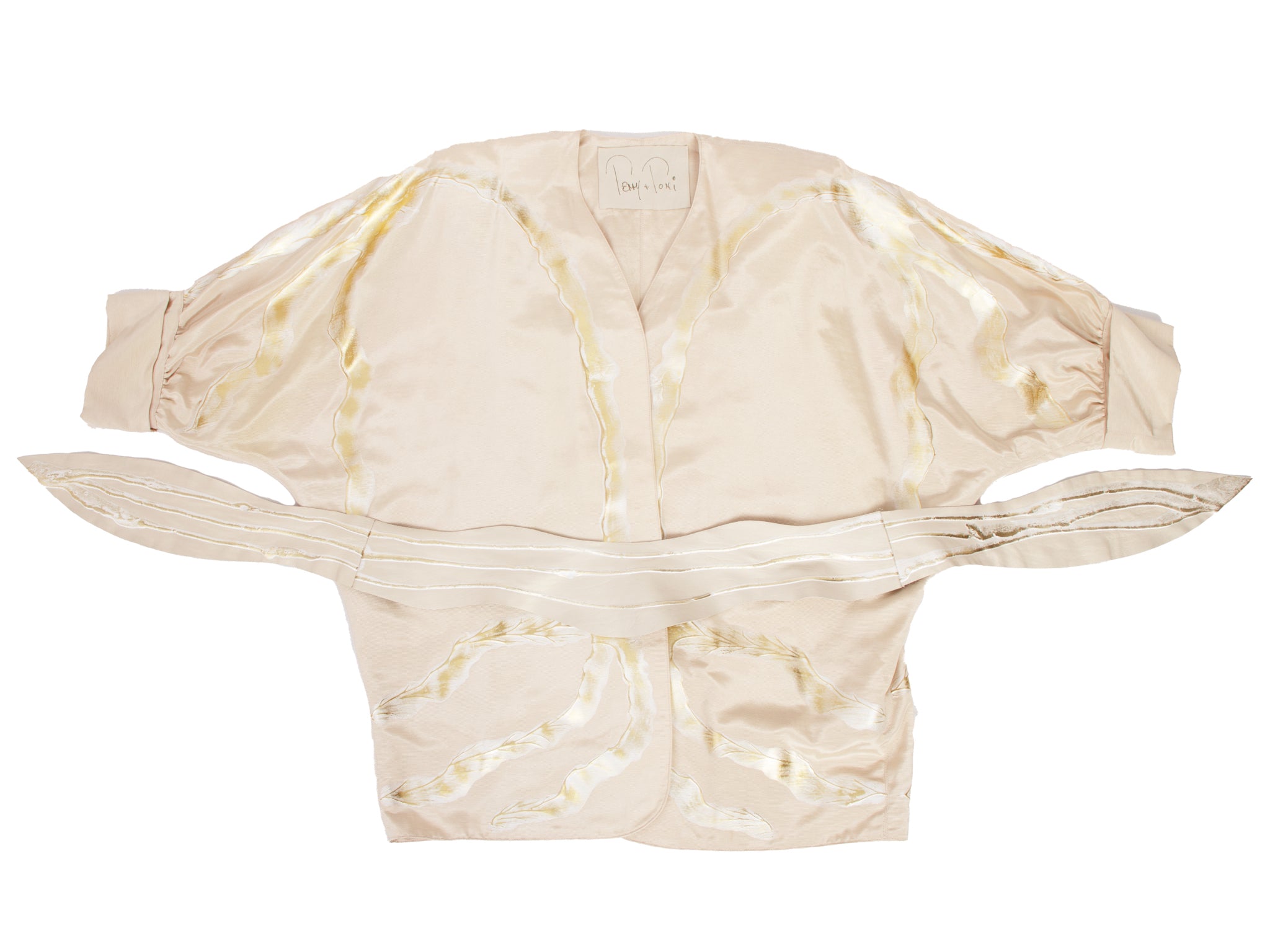 Terry & Toni Metallic Art To Wear Jacket