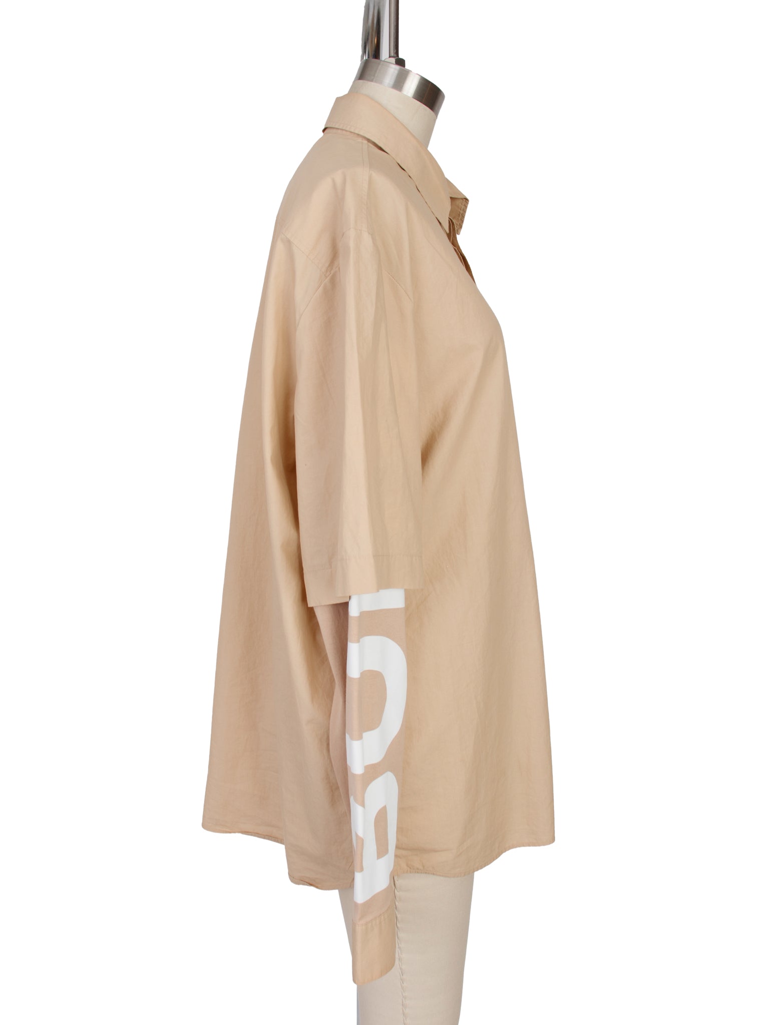 Burberry Graphic Layered Sleeve Shirt