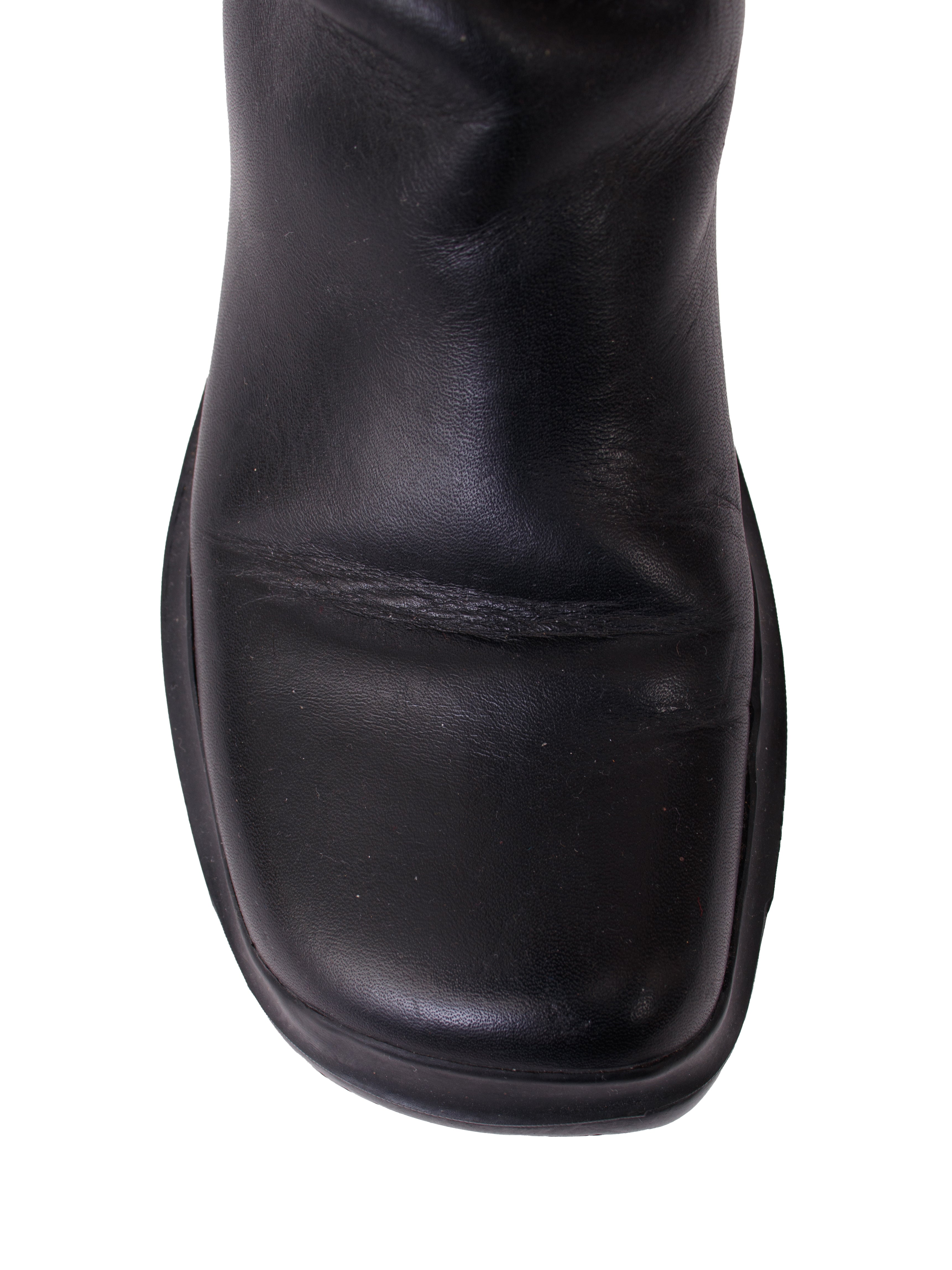 靴 99aw PRADAsports leatherboots archive F/W 1999 Prada Sport Leather Drawstring Boots* | Mercy Vintage